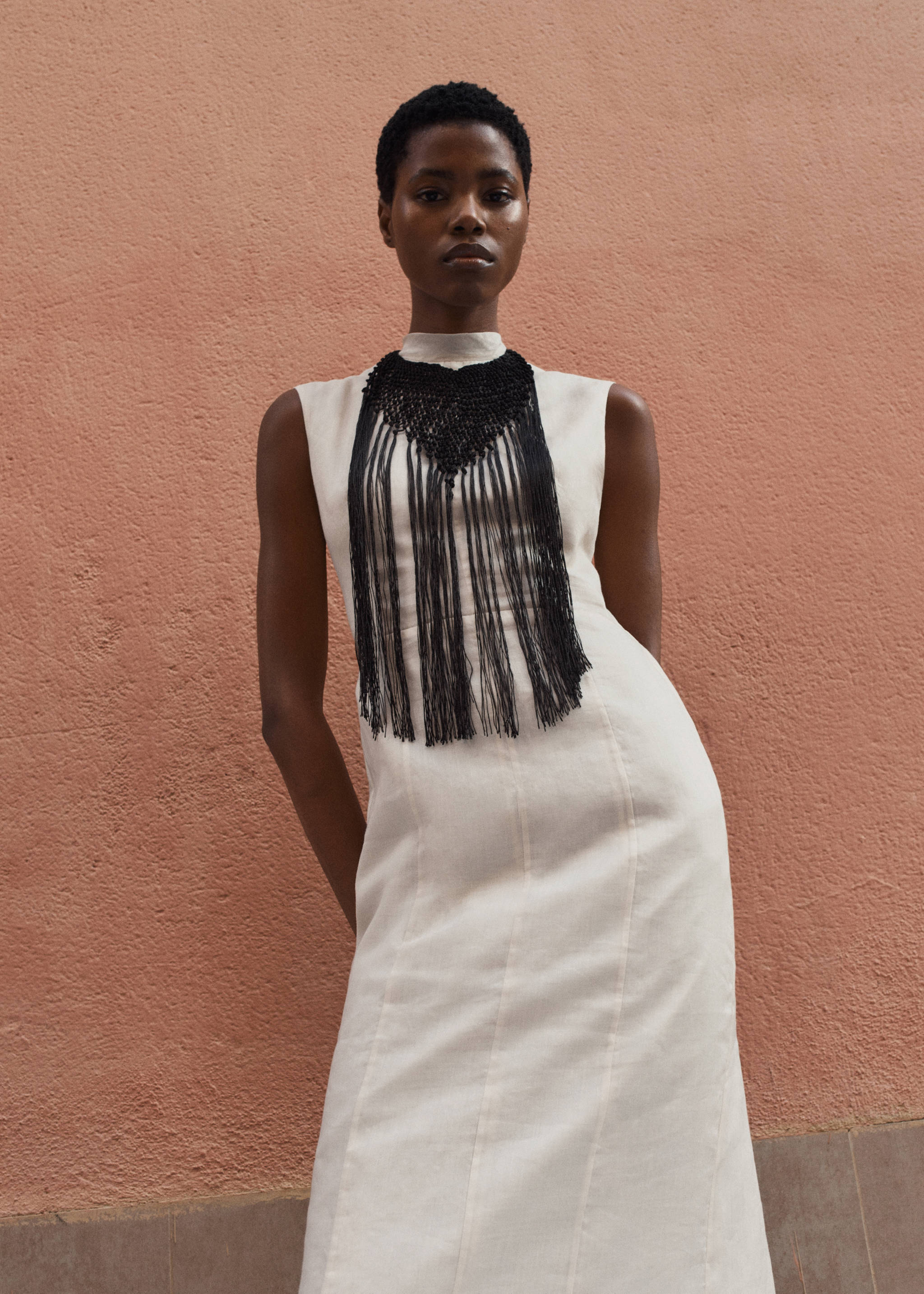 Püsküllü triko kolye - Ürün detayı 9