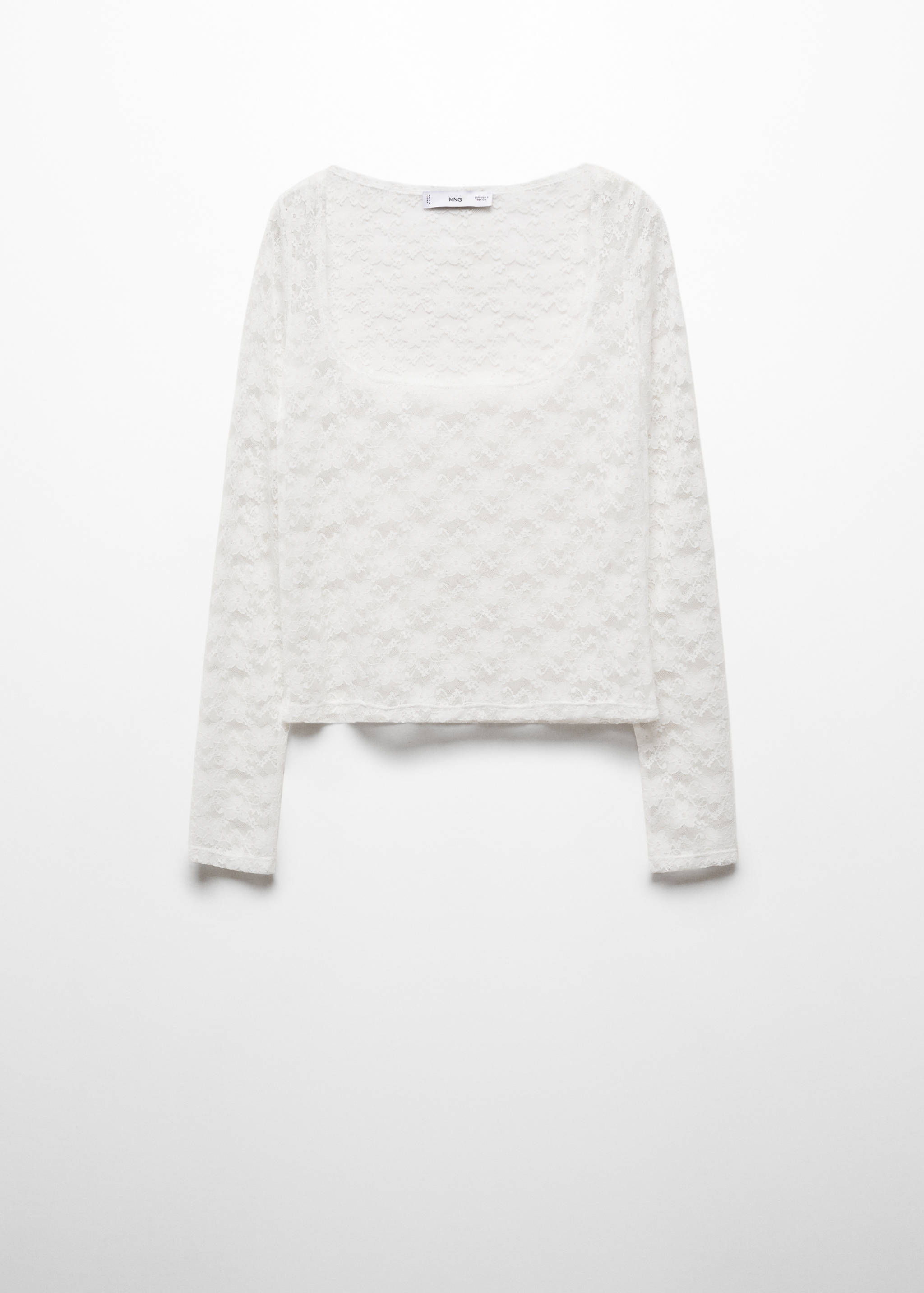 Floral lace top - Article without model