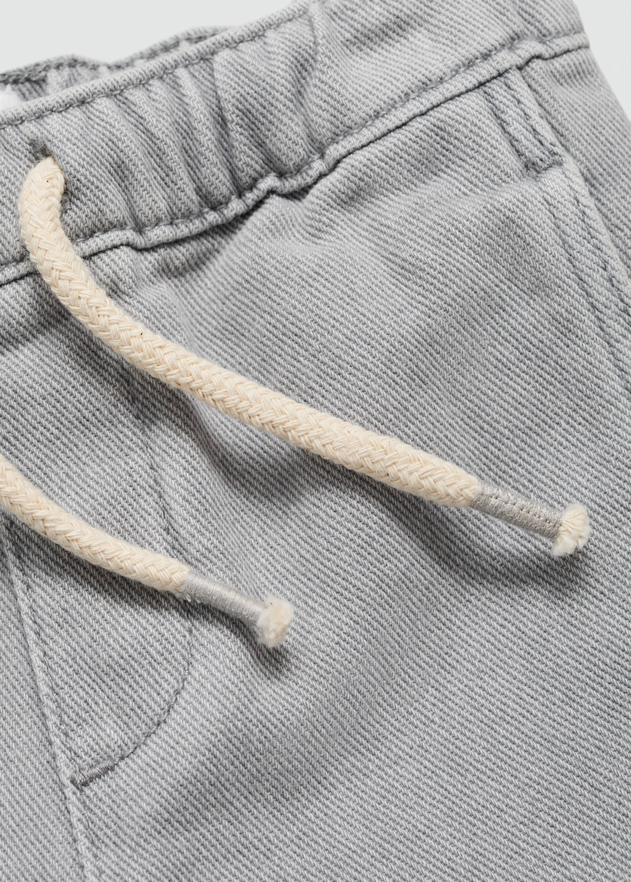 Comfy-fit denim Bermuda shorts - Details of the article 8