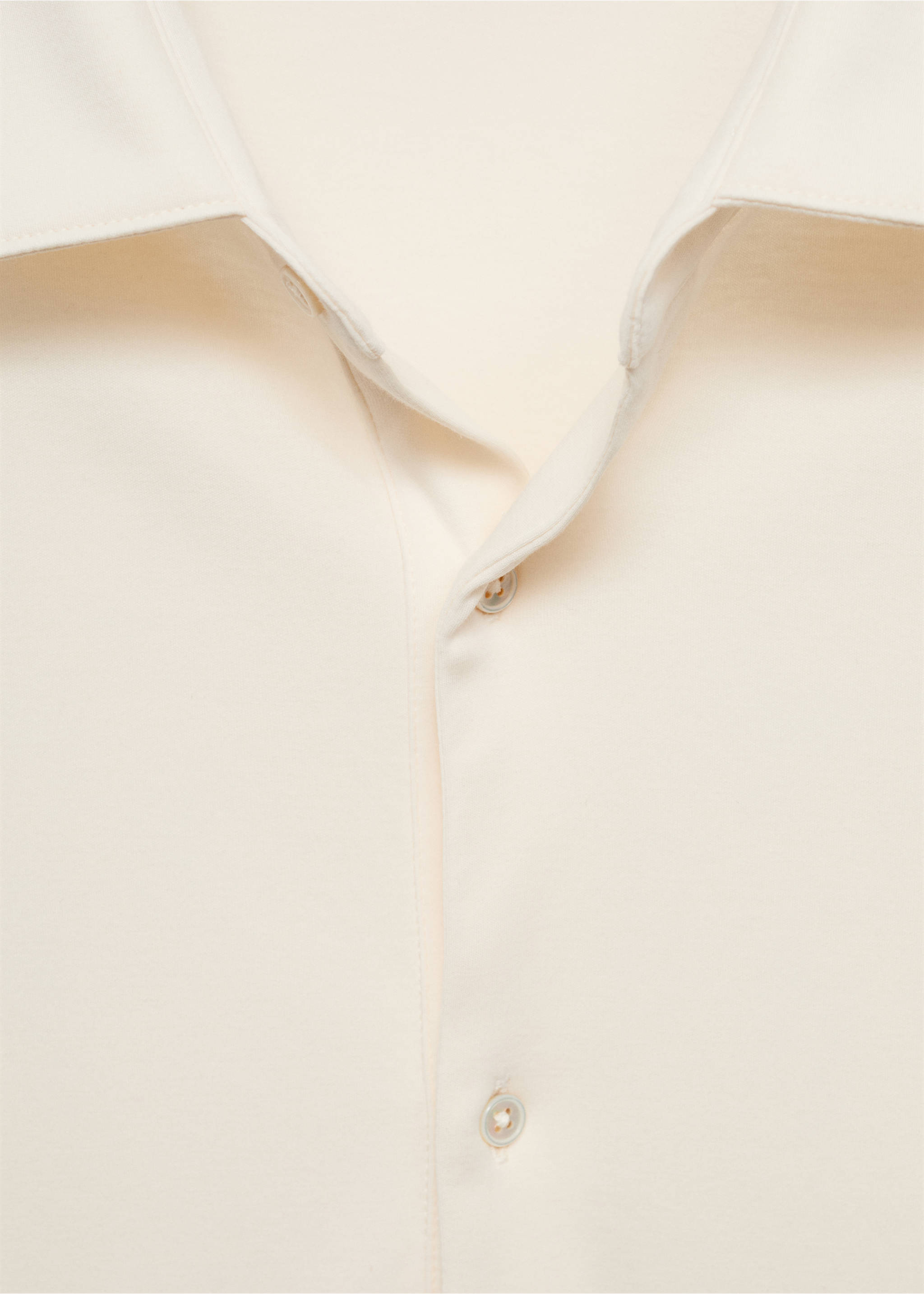Polo slim fit 100% algodón - Detalle del artículo 8, Crudo. Ref: 67057929-00.