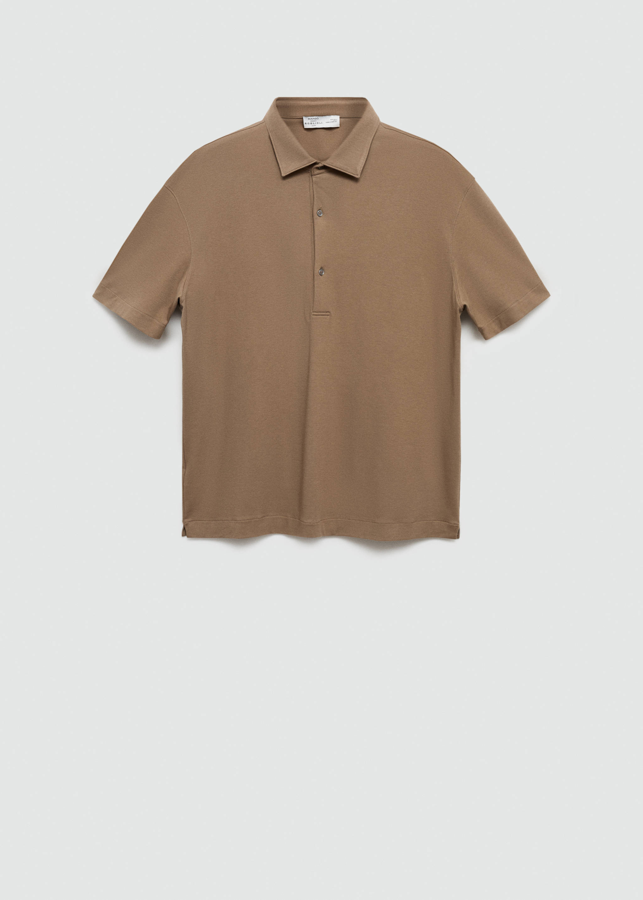 100% cotton slim-fit polo shirt - Article without model