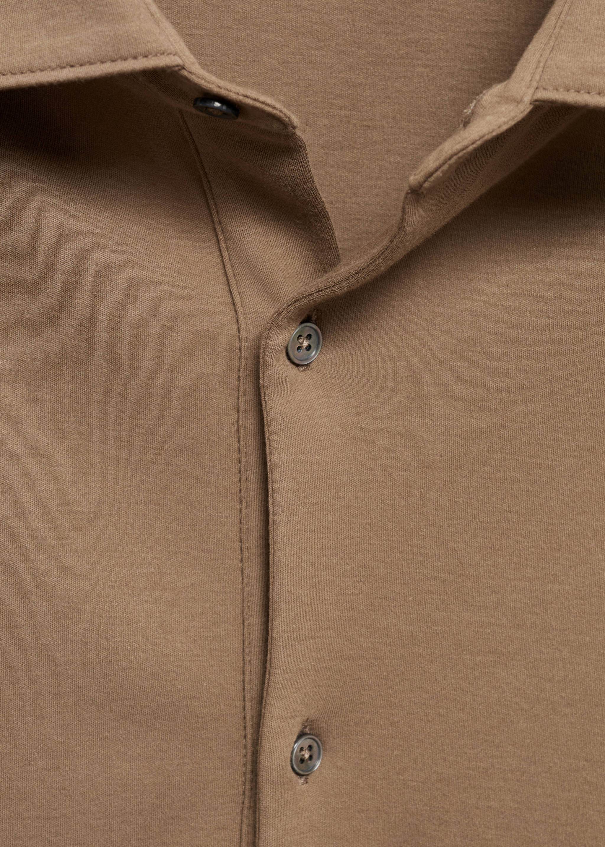 100% cotton slim-fit polo shirt - Details of the article 8