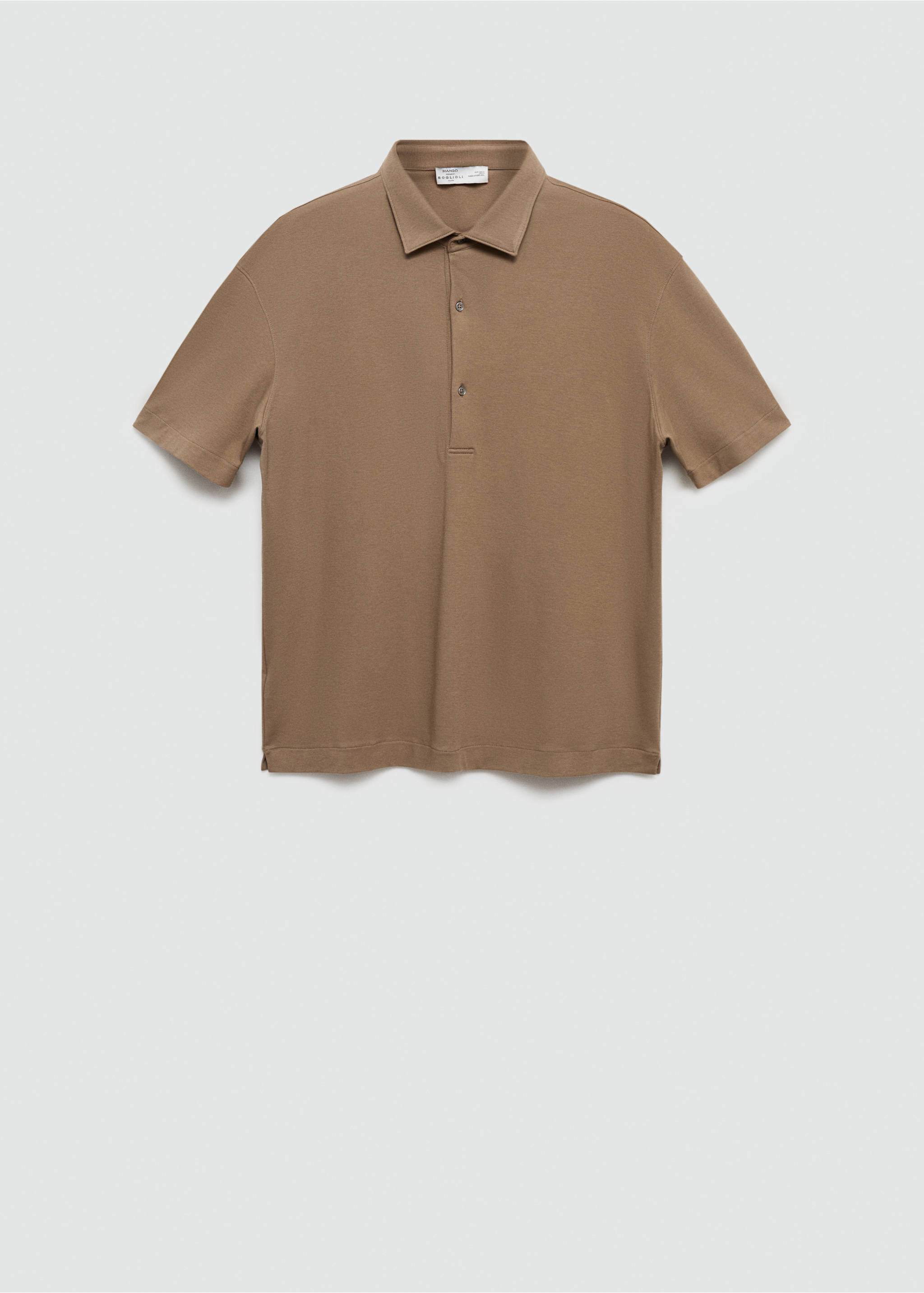 Polo slim fit 100% algodón - Artículo sin modelo, Verde medio. Ref: 67057929-00.