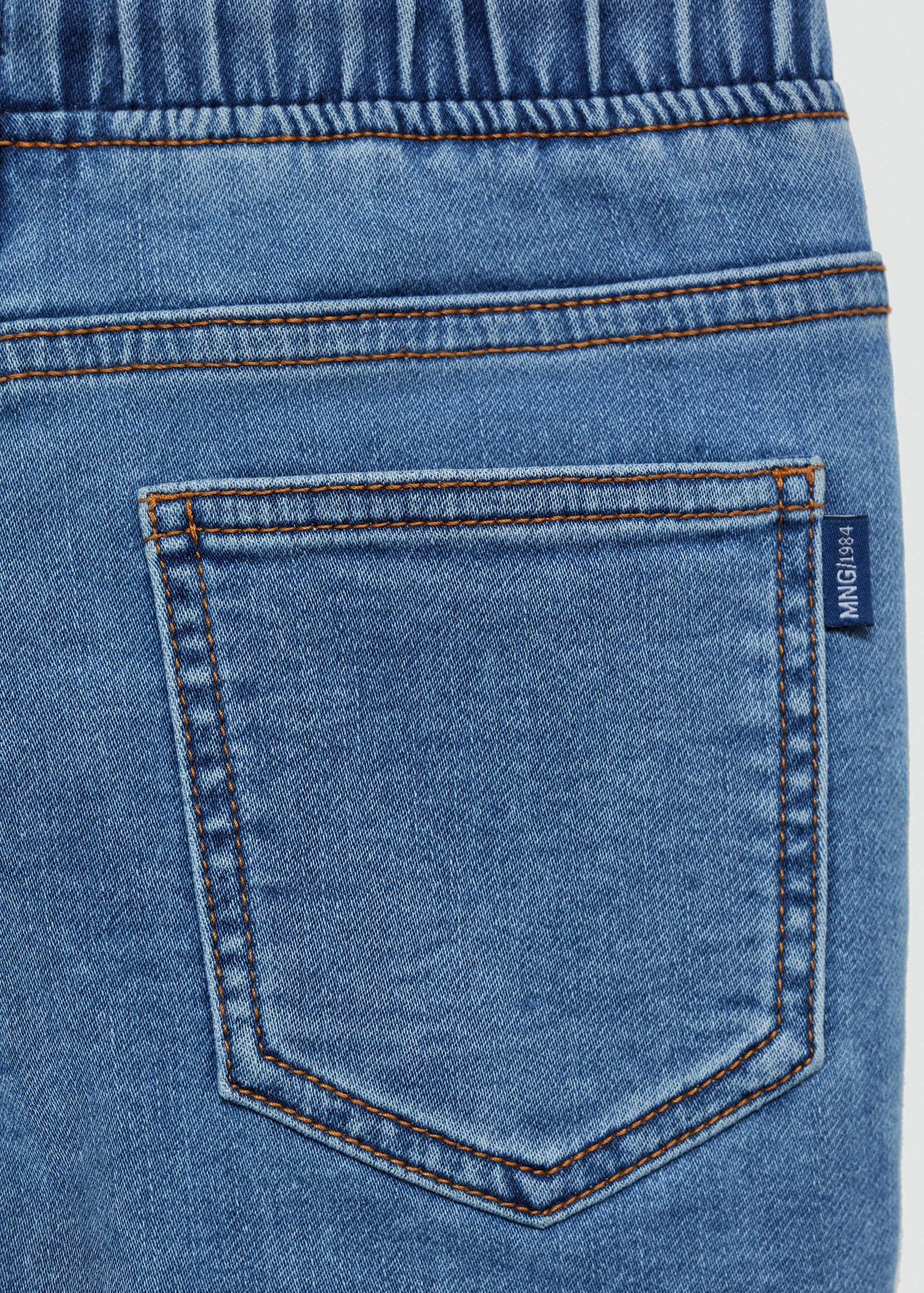 Bermudes denim cintura elàstica - Detall de l'article 0