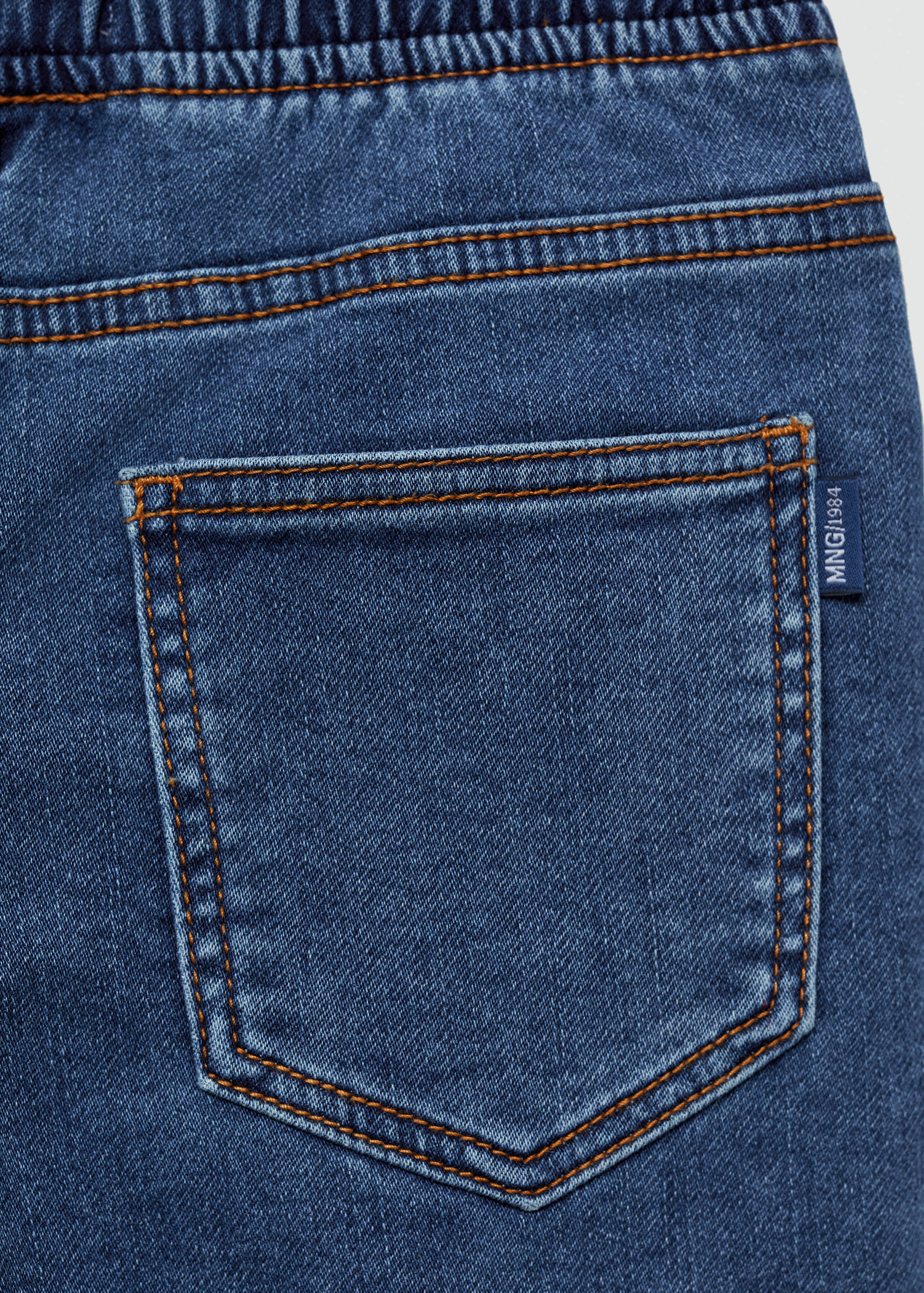 Bermudes denim cintura elàstica - Detall de l'article 0