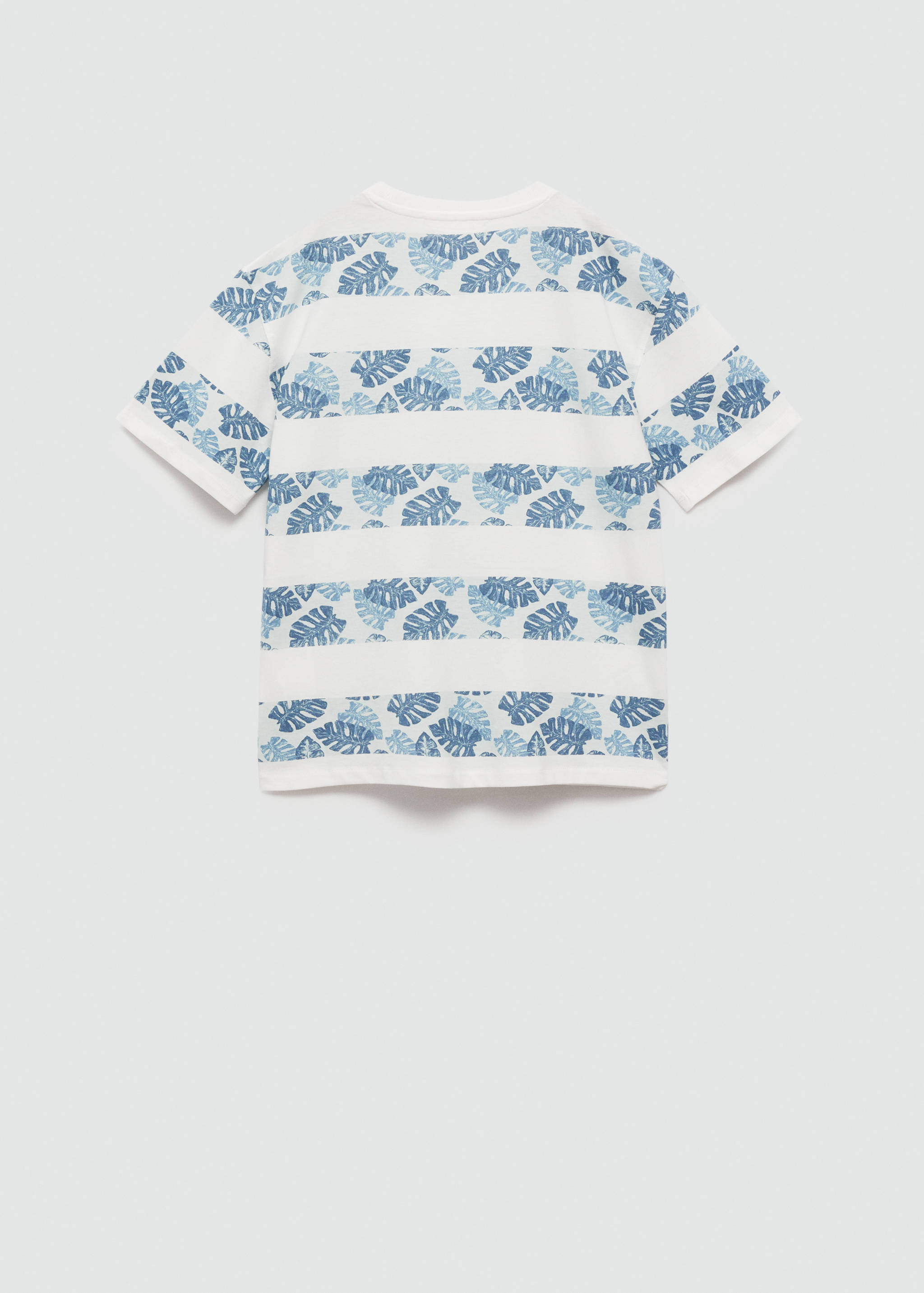 Camiseta estampado hojas - Reverso del artículo