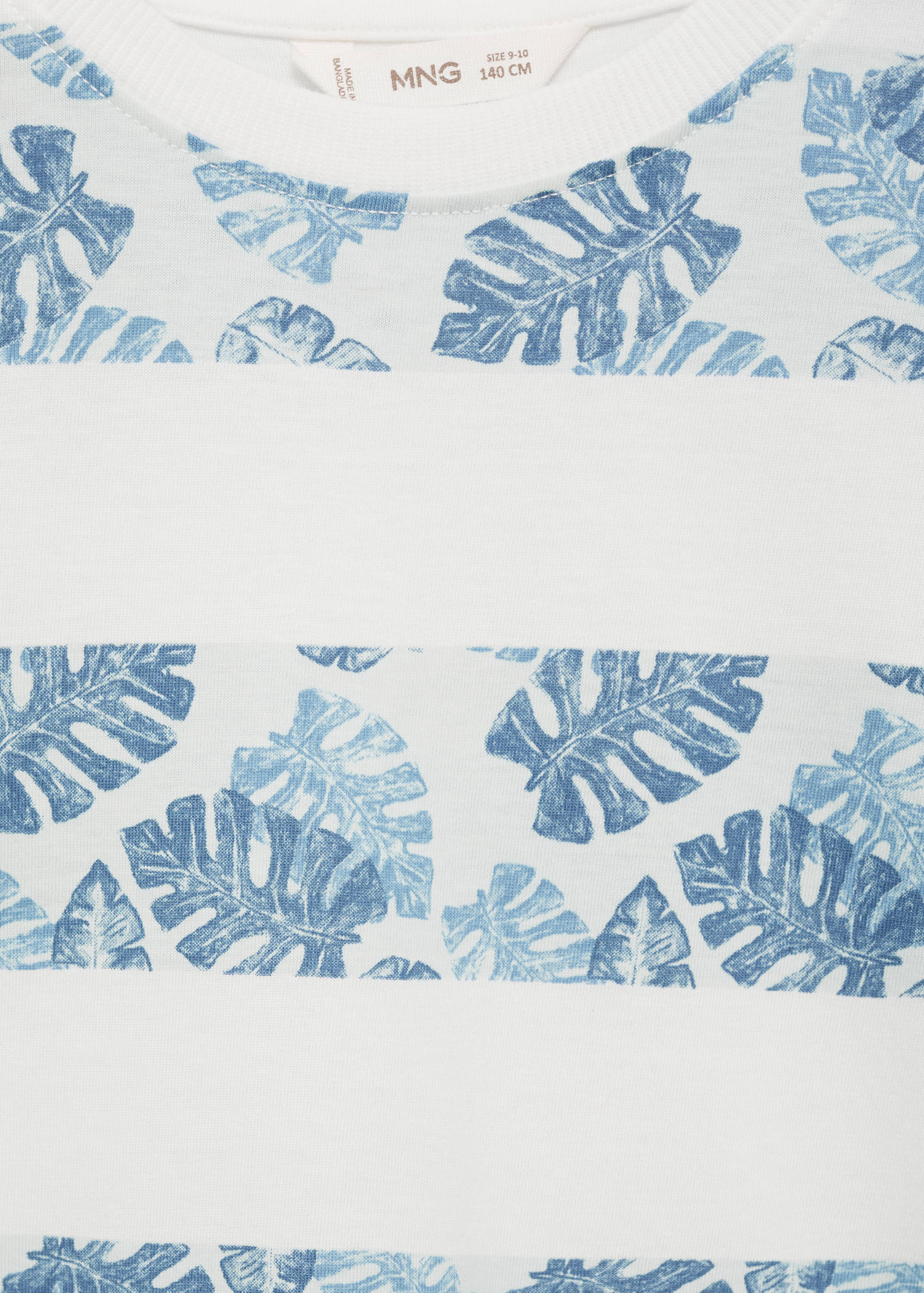 Camiseta estampado hojas - Detalle del artículo 8