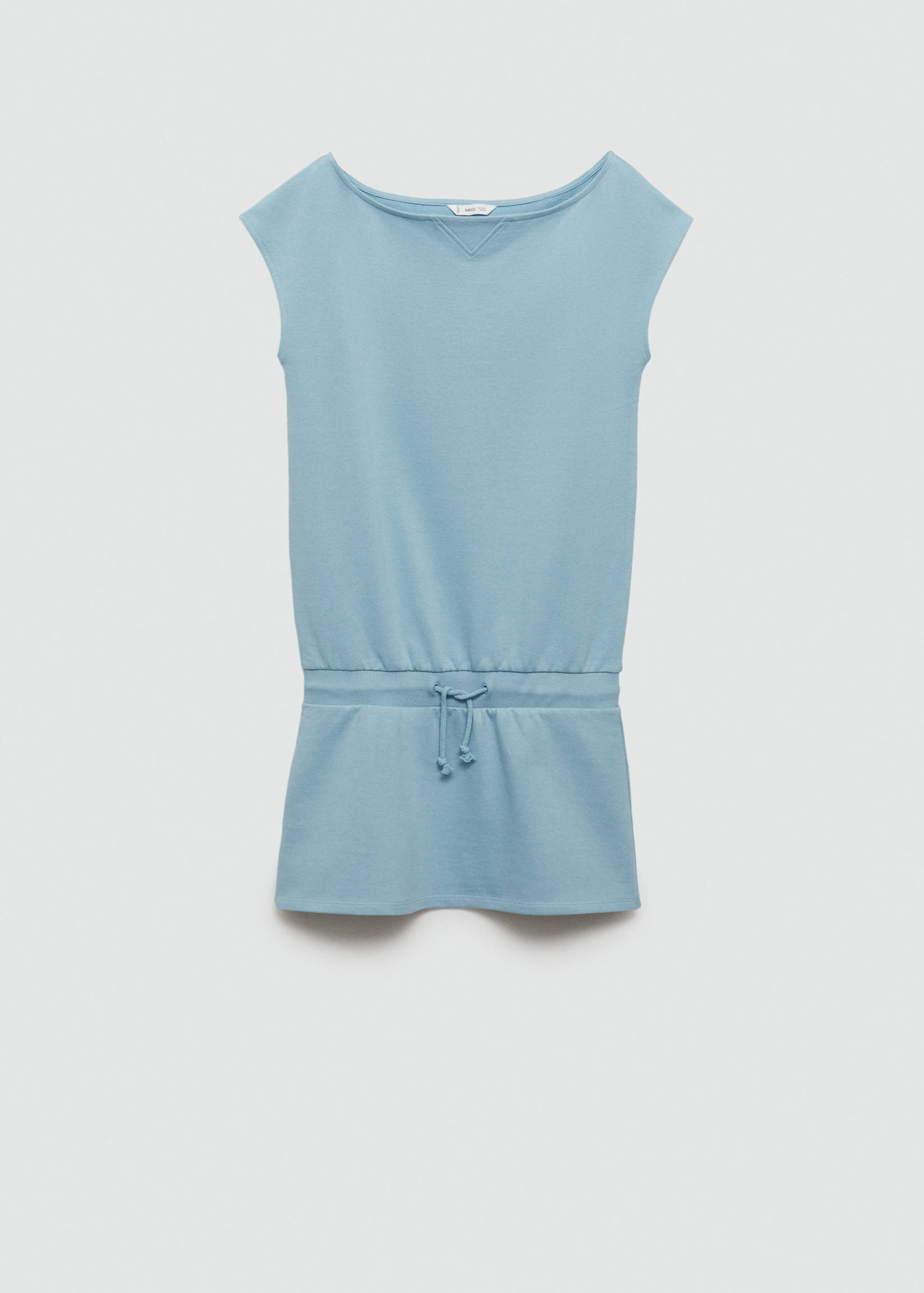Vestido de algodão com cintura elástica - Artigo sem modelo