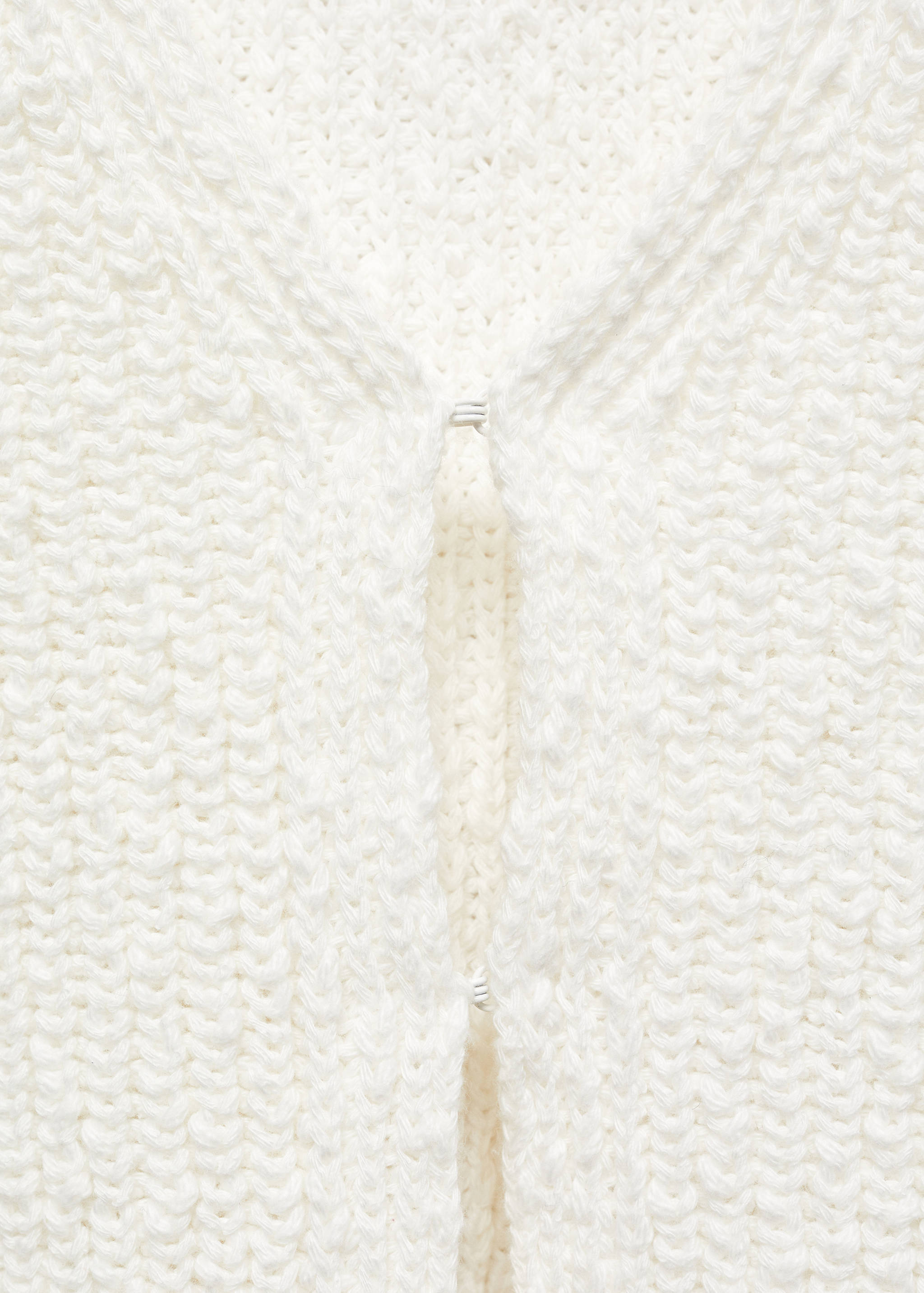 Knitted cropped cardigan - Details of the article 8