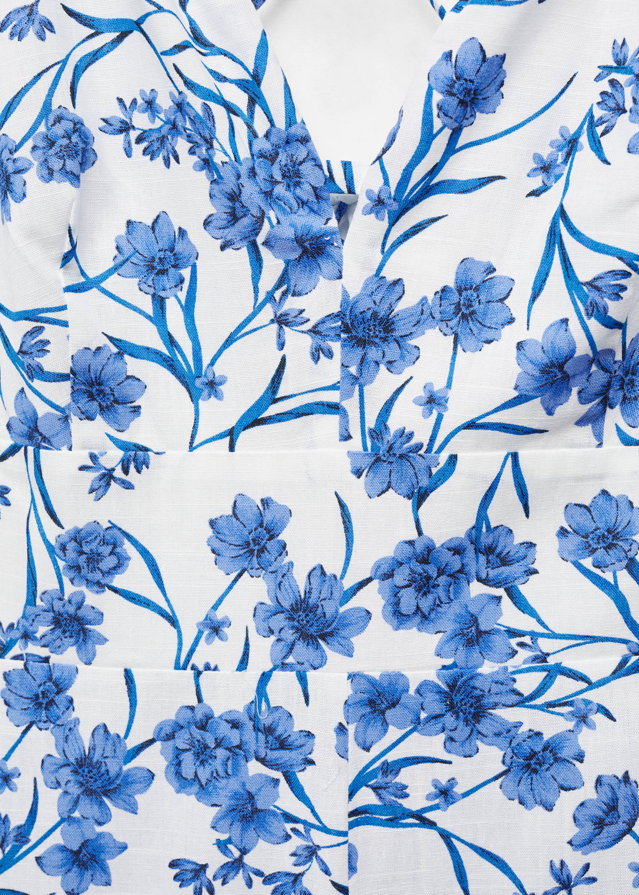 Floral-print cotton jumpsuit - Details of the article 8