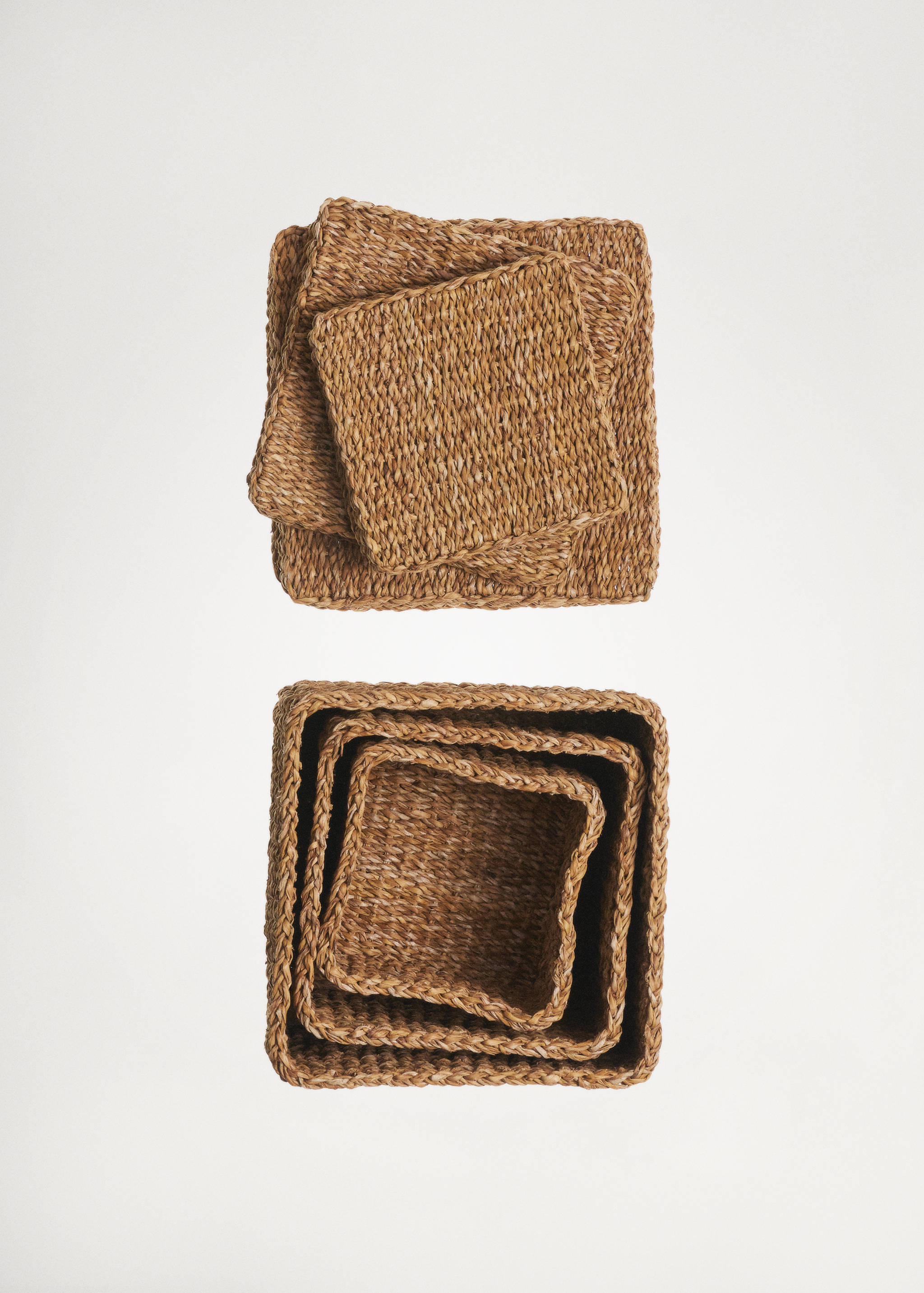 Square basket with lid 28x22cm - Details of the article 9