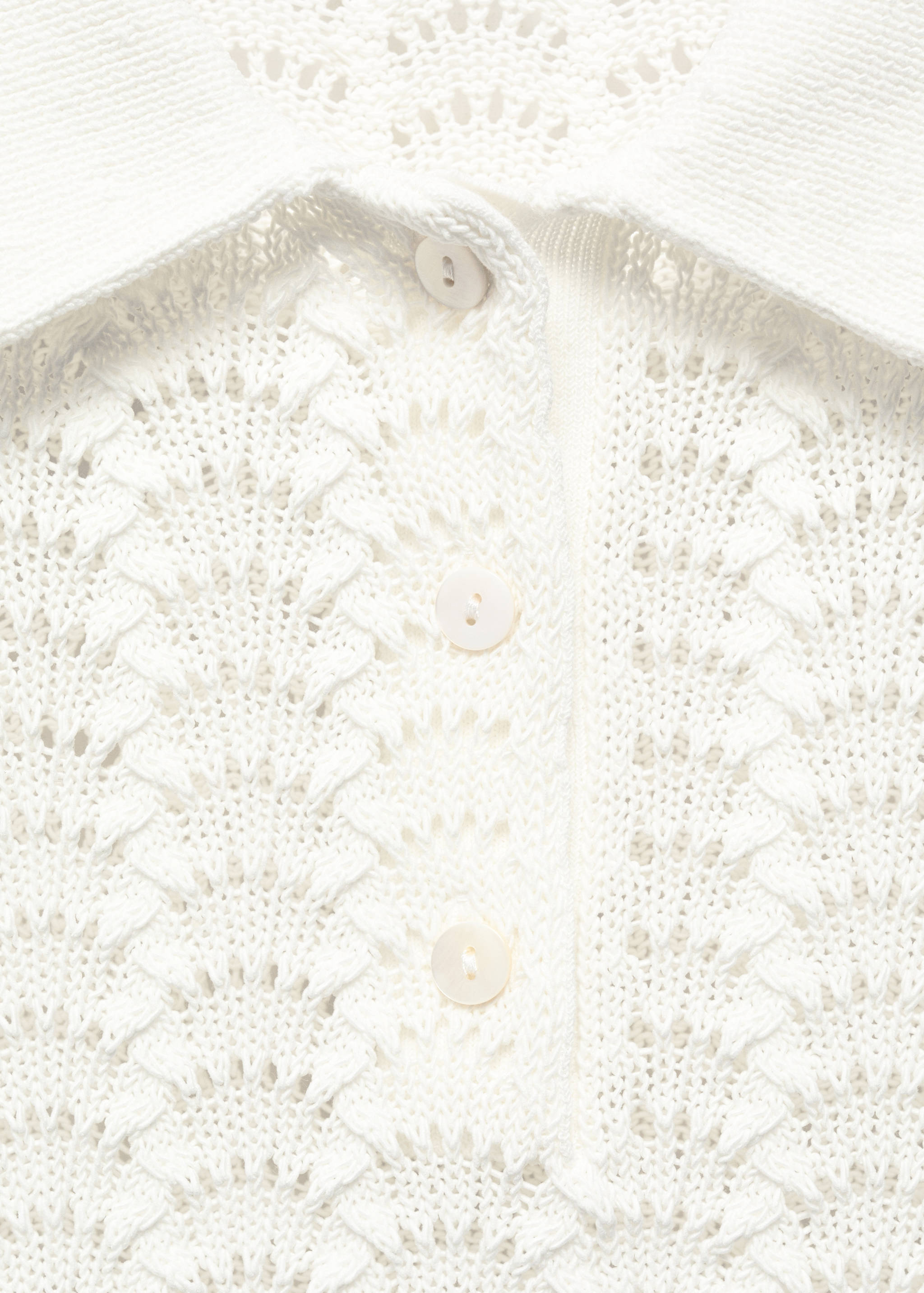 Polo-neck crochet sweater - Details of the article 8