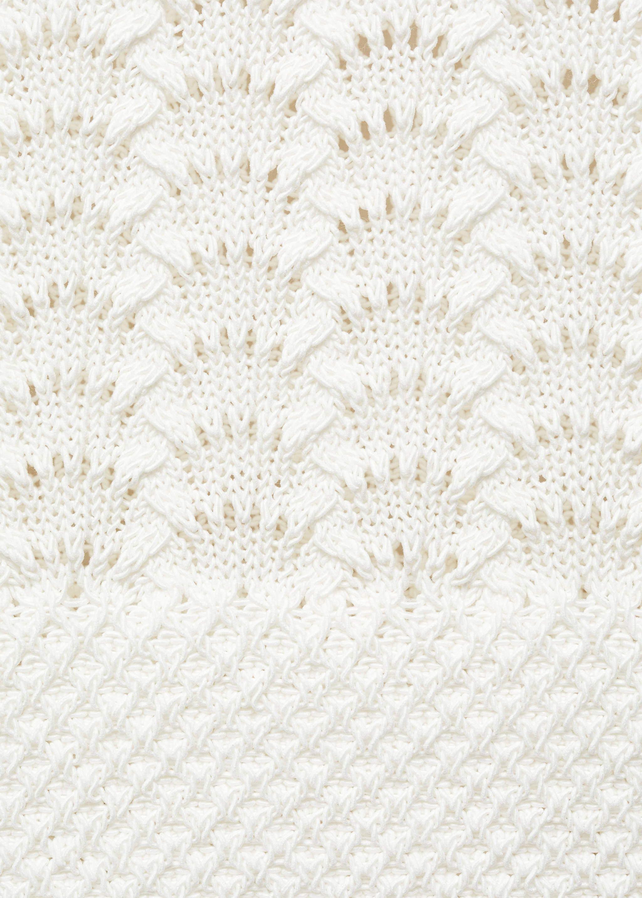 Polo-neck crochet sweater - Details of the article 0