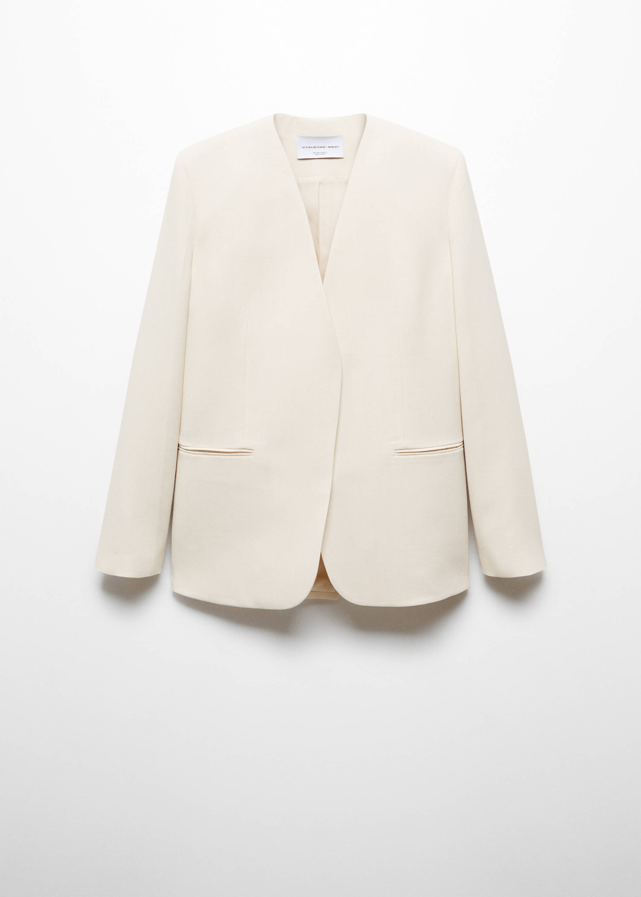 Blazer costume sans revers - Article sans modèle