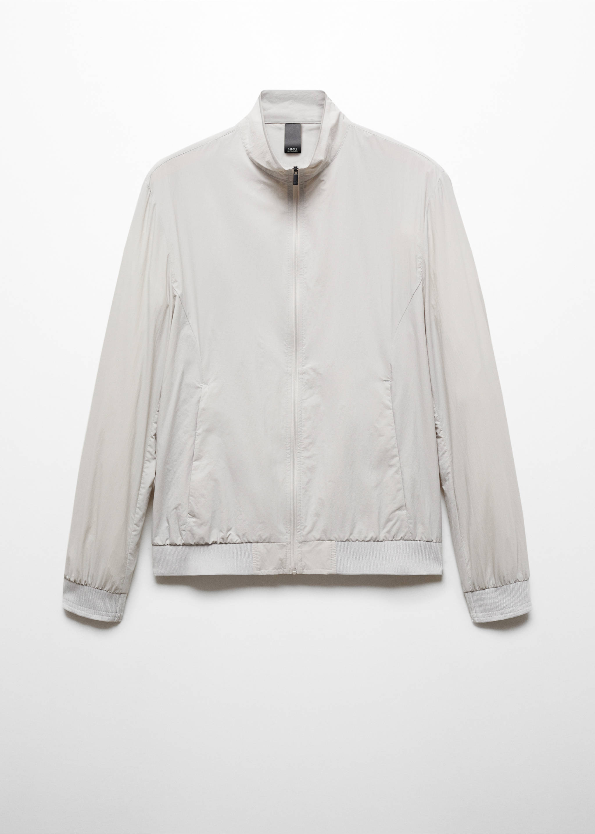 Giacca zip water repellent - Articolo senza modello, Grigio ghiaccio. Ref: 67059223-00.