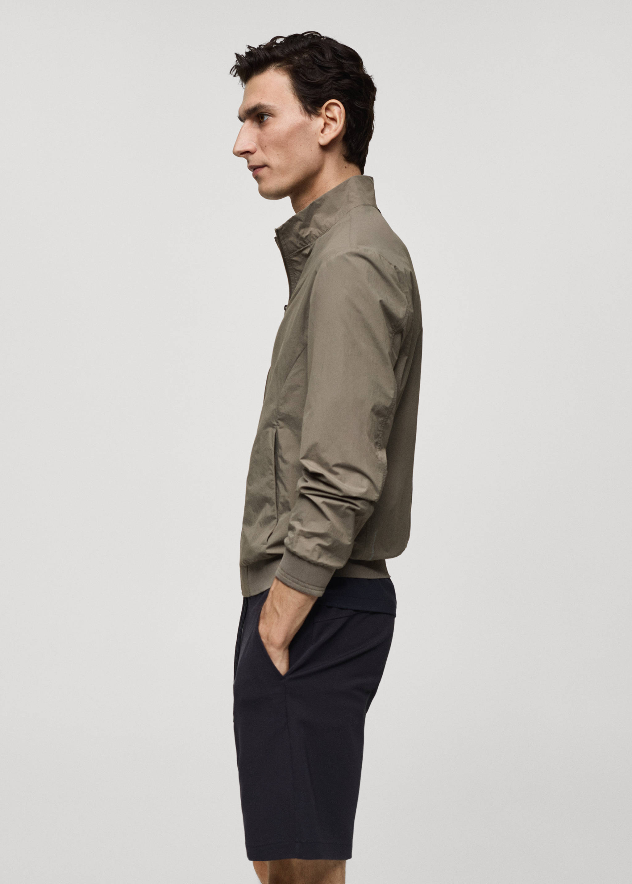 防水拉链夹克 - null