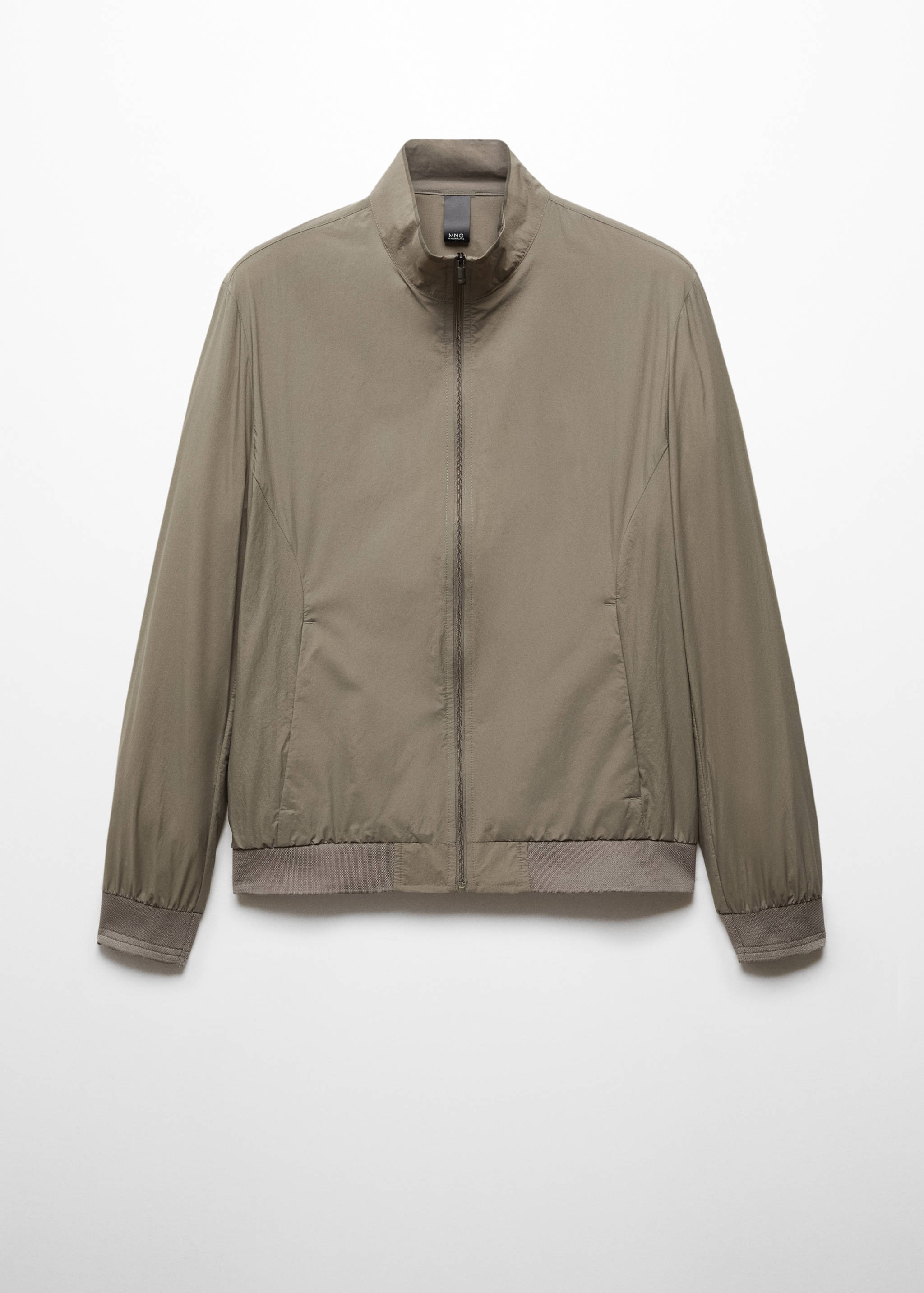 Water-repellent jacket with zip - Article without model