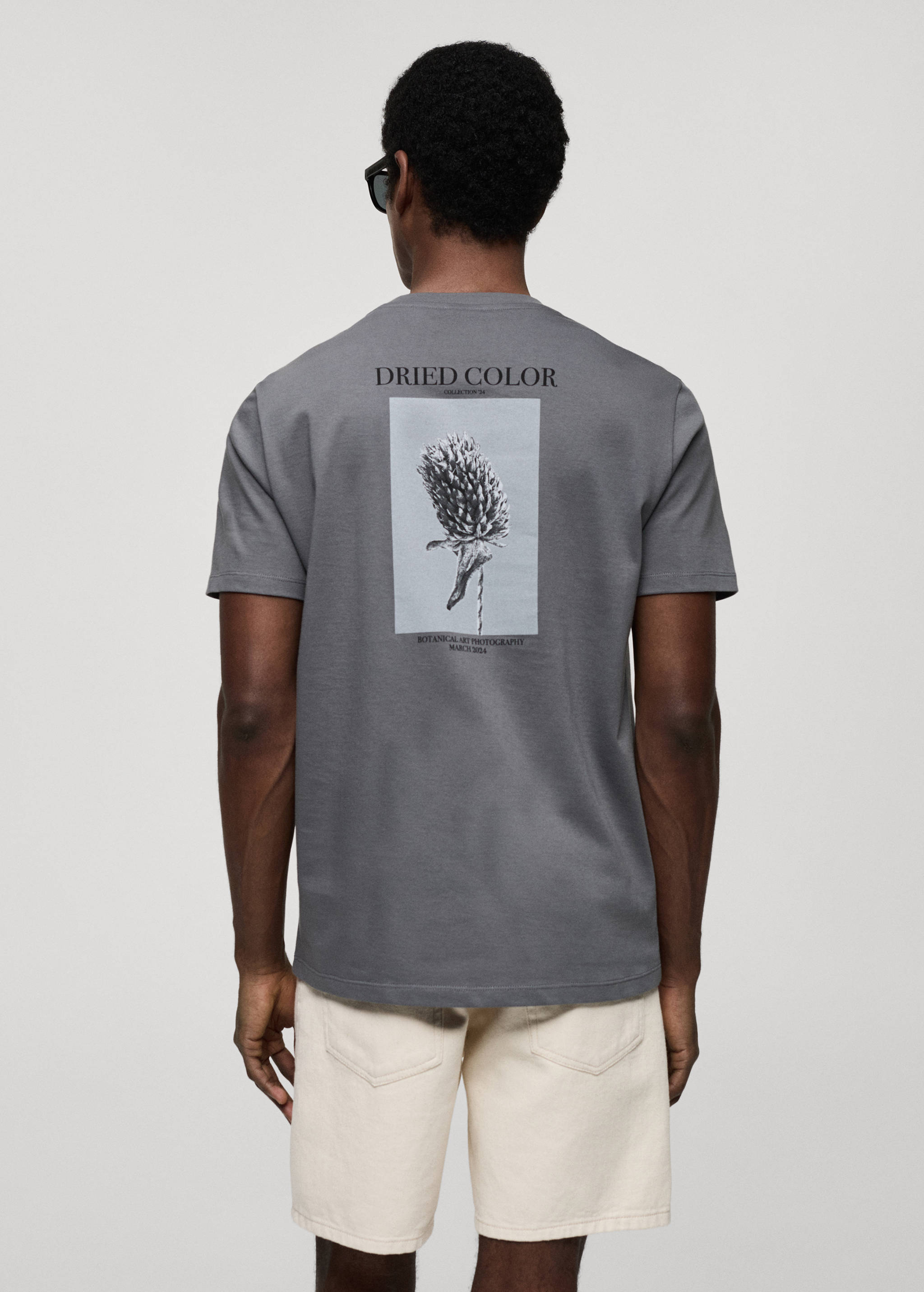 Camiseta slim fit estampado - Reverso del artículo