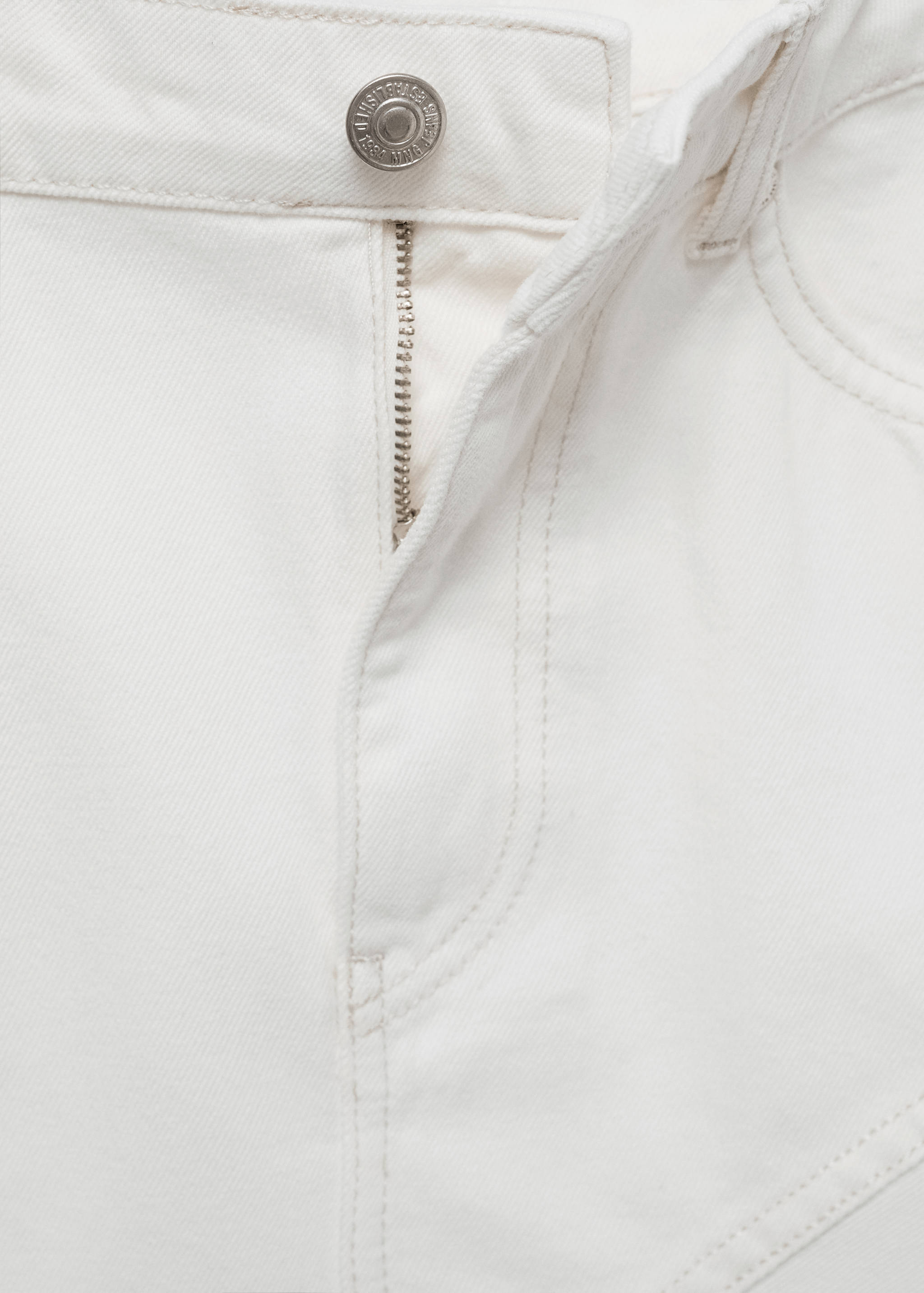 Asymmetrical denim skirt - Details of the article 8