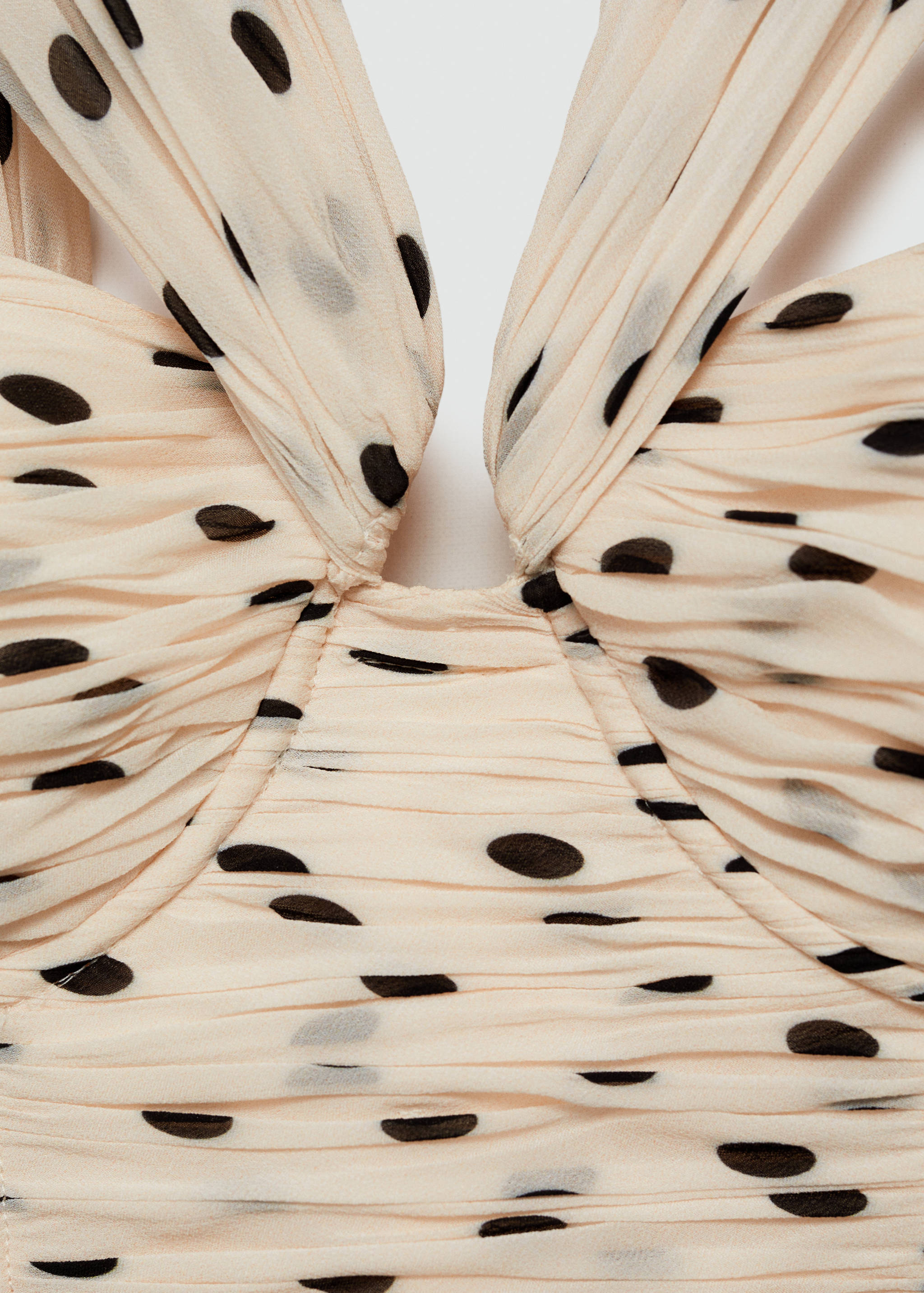 Draped top with corset neckline - Details of the article 8