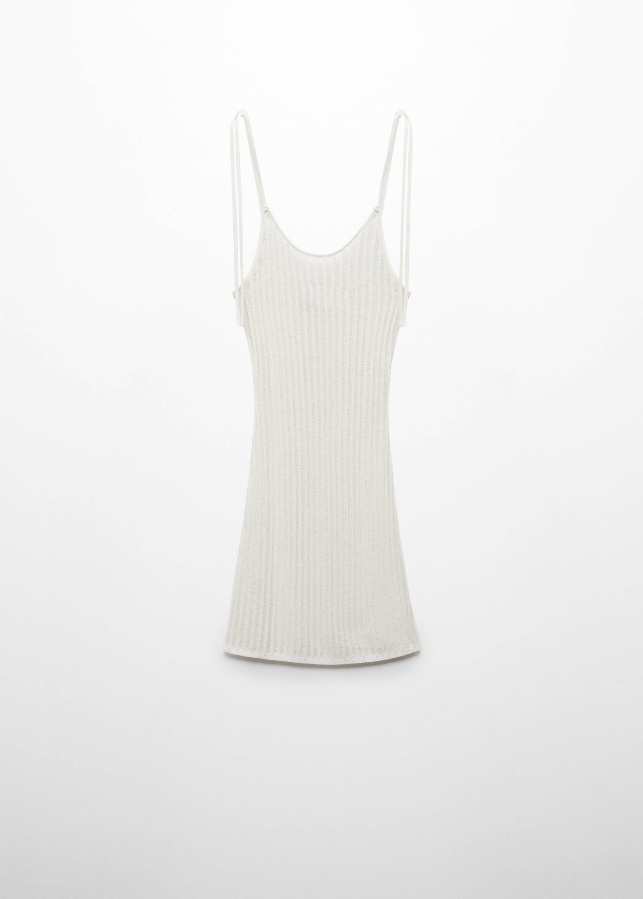 Knitted dress with double straps - Article without model