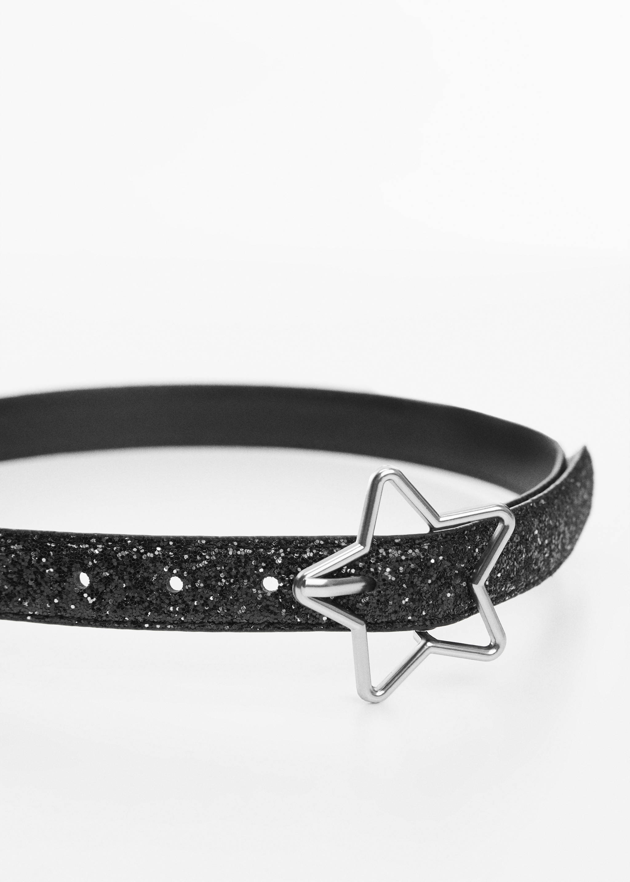 Cinturó purpurina estrelles - Pla mig