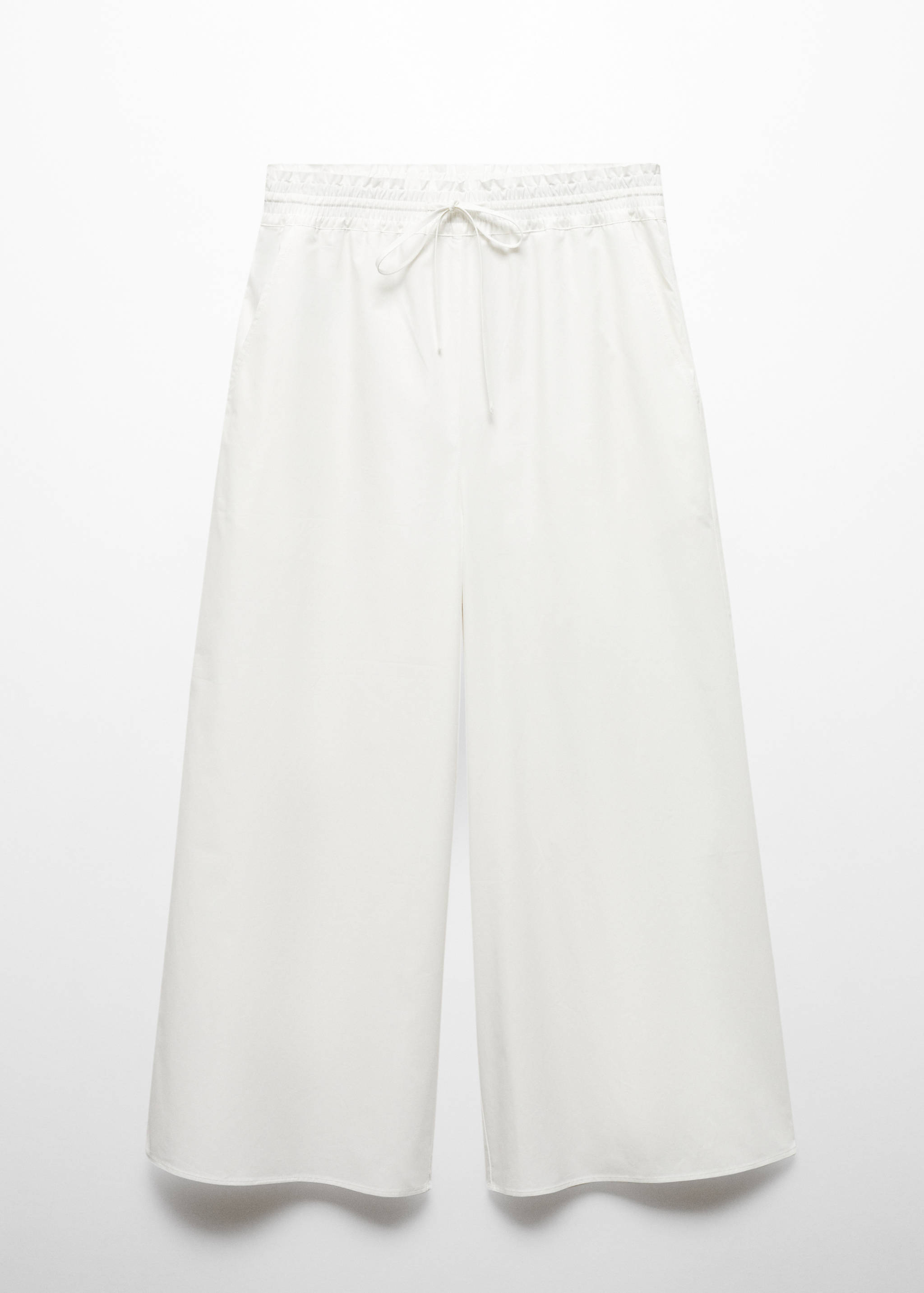 100% cotton culotte pants - Article without model