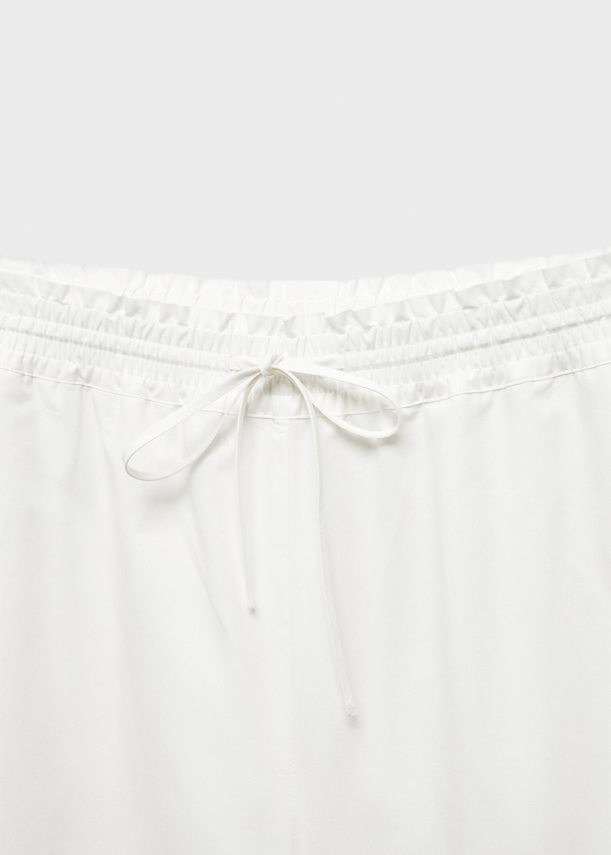 100% cotton culotte pants - Details of the article 8