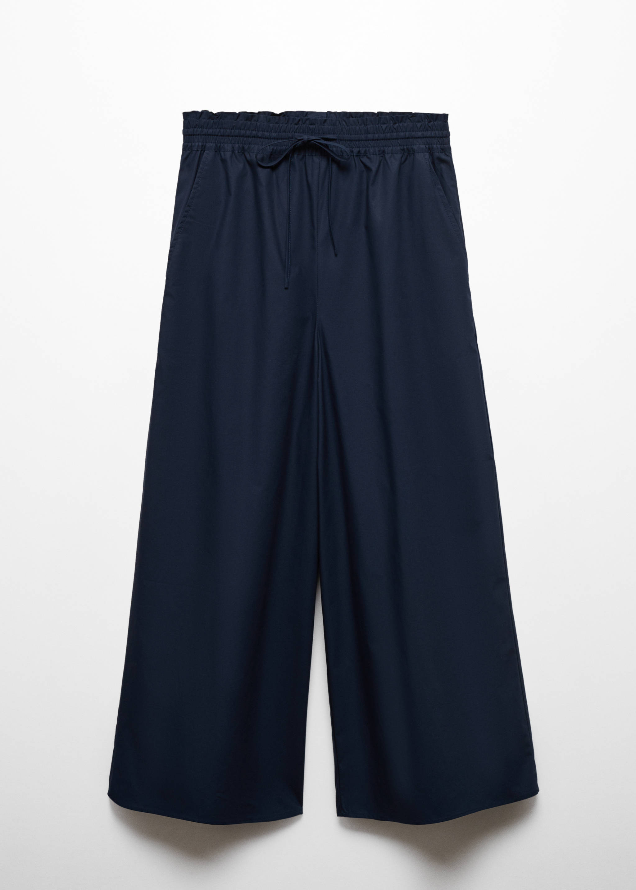 100% cotton culotte pants - Article without model