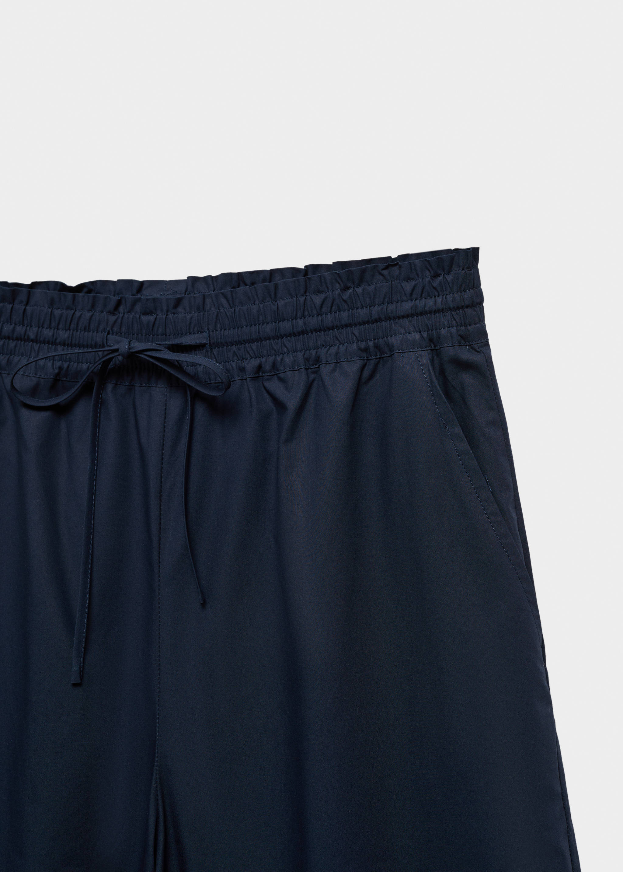 100% cotton culotte pants - Details of the article 8