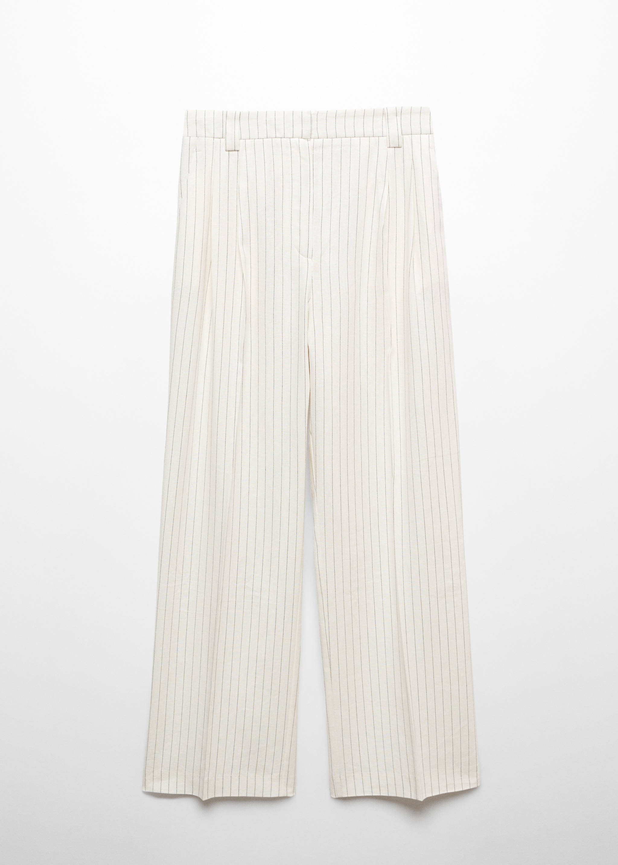 Pleated linen pants - Article without model