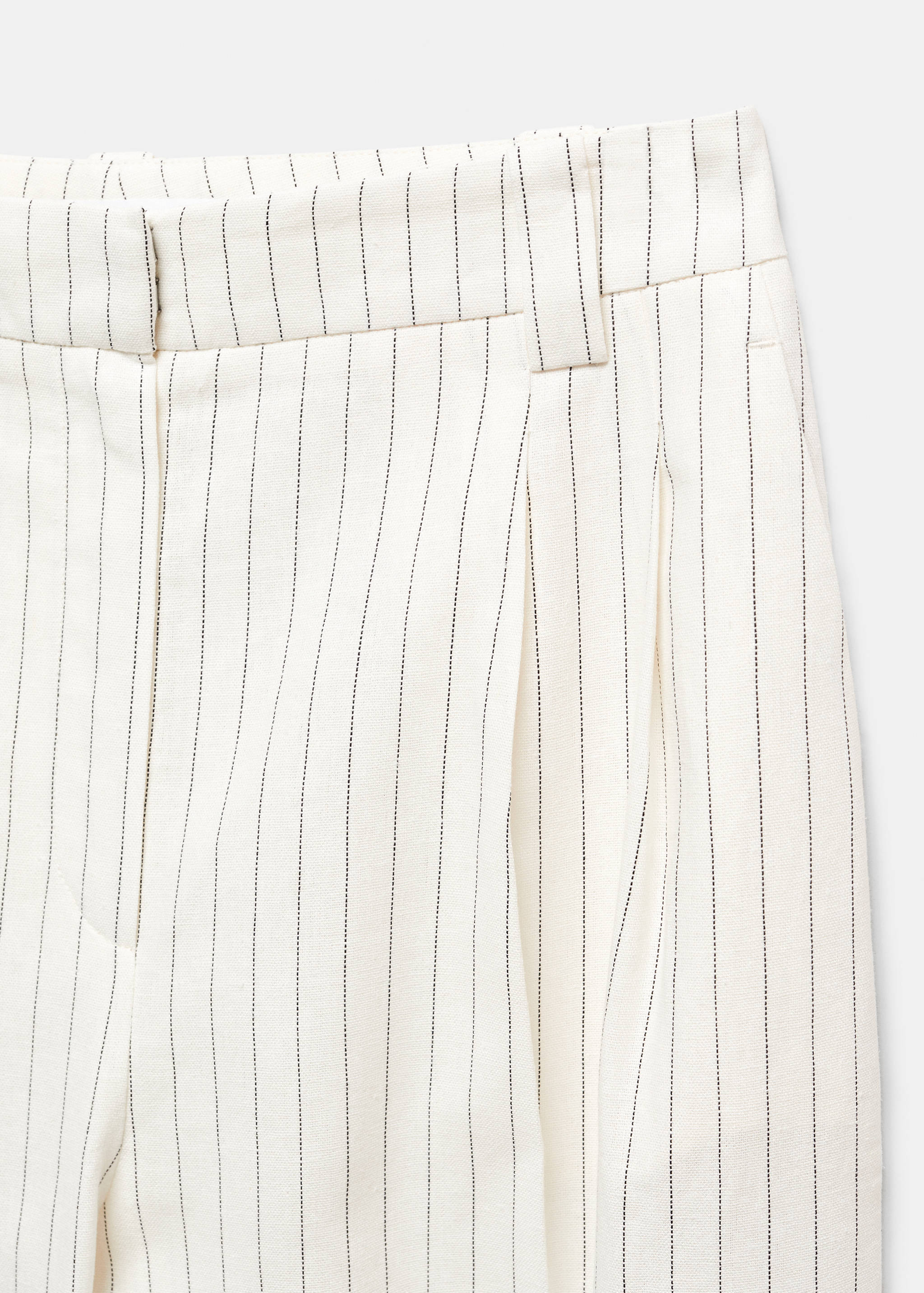 Pleated linen pants - Details of the article 8