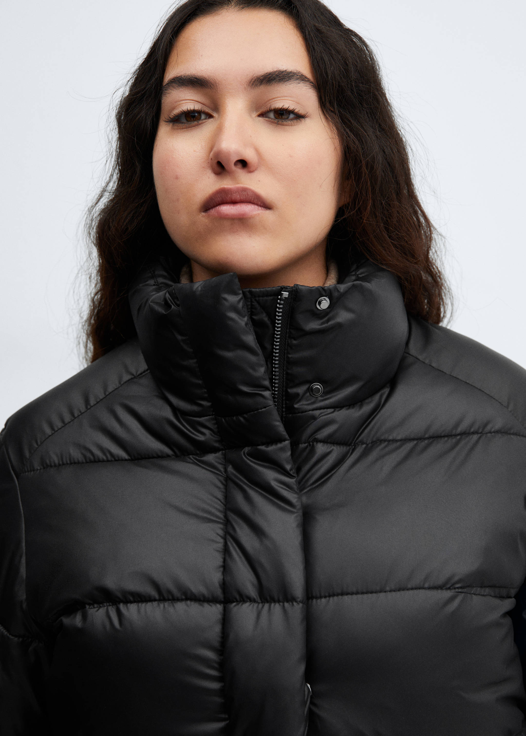 Water-repellent puffer coat - Details of the article 4