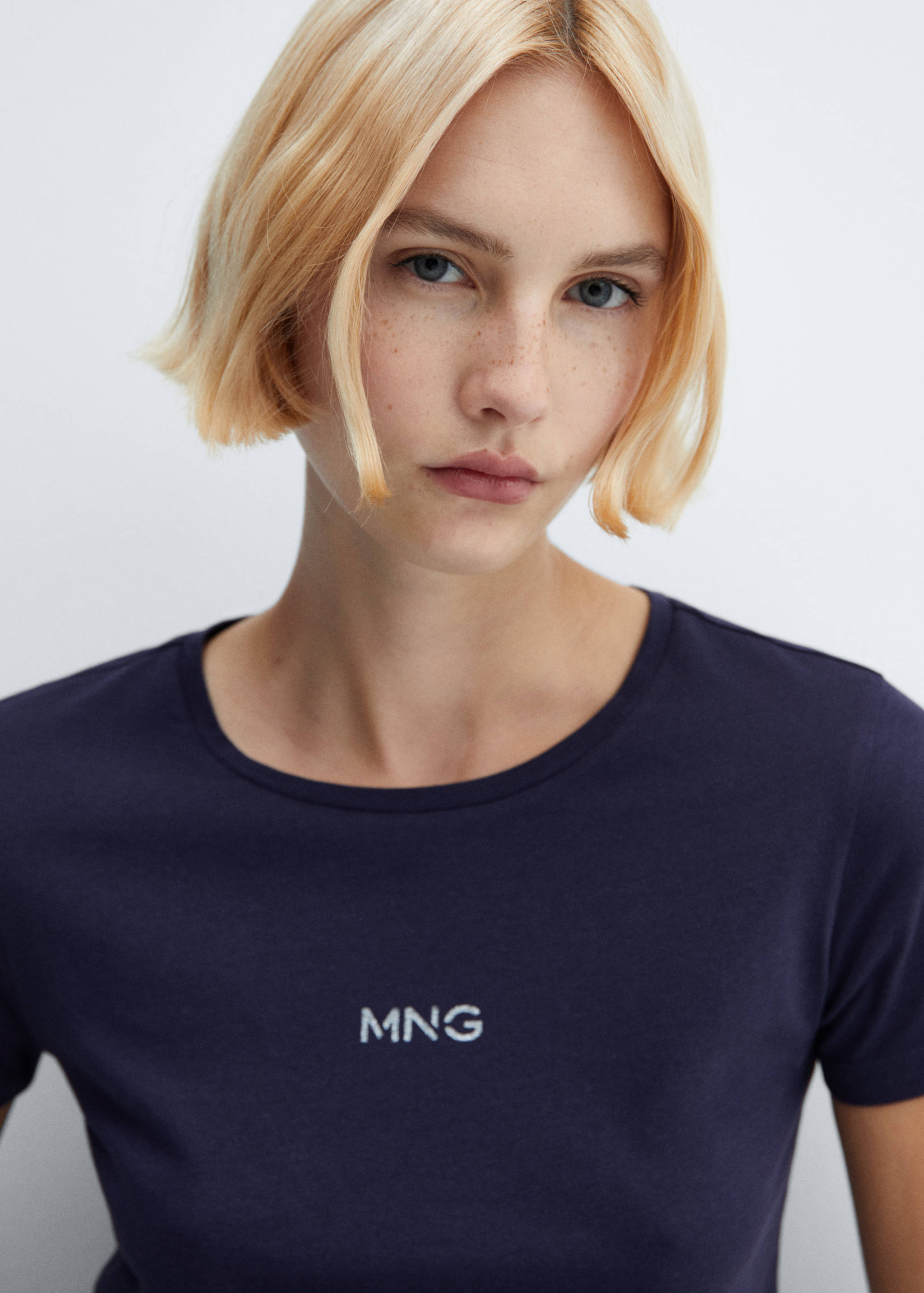 Metallic logo T-shirt - Details of the article 1