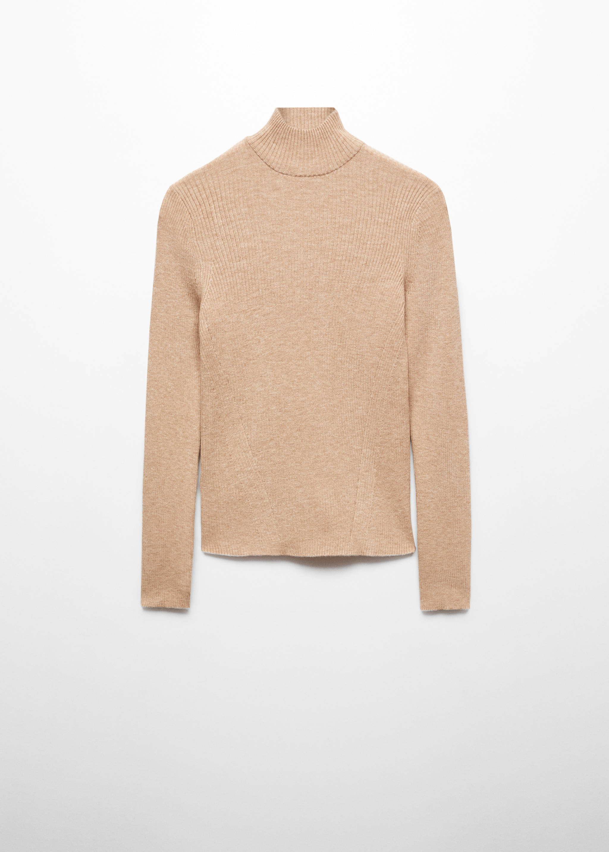 Turtleneck ribbed sweater - Article without model