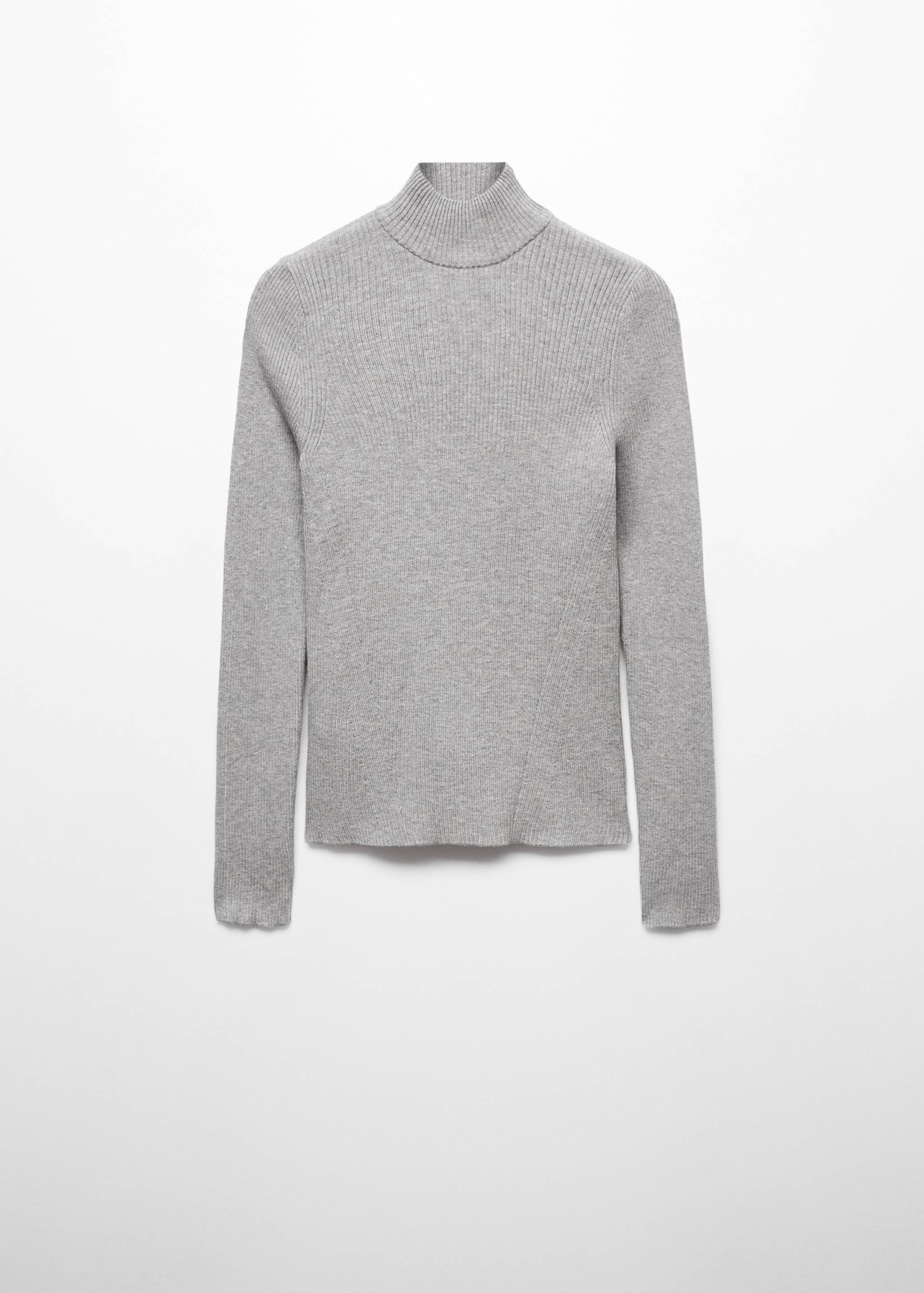 Turtleneck ribbed sweater - Article without model