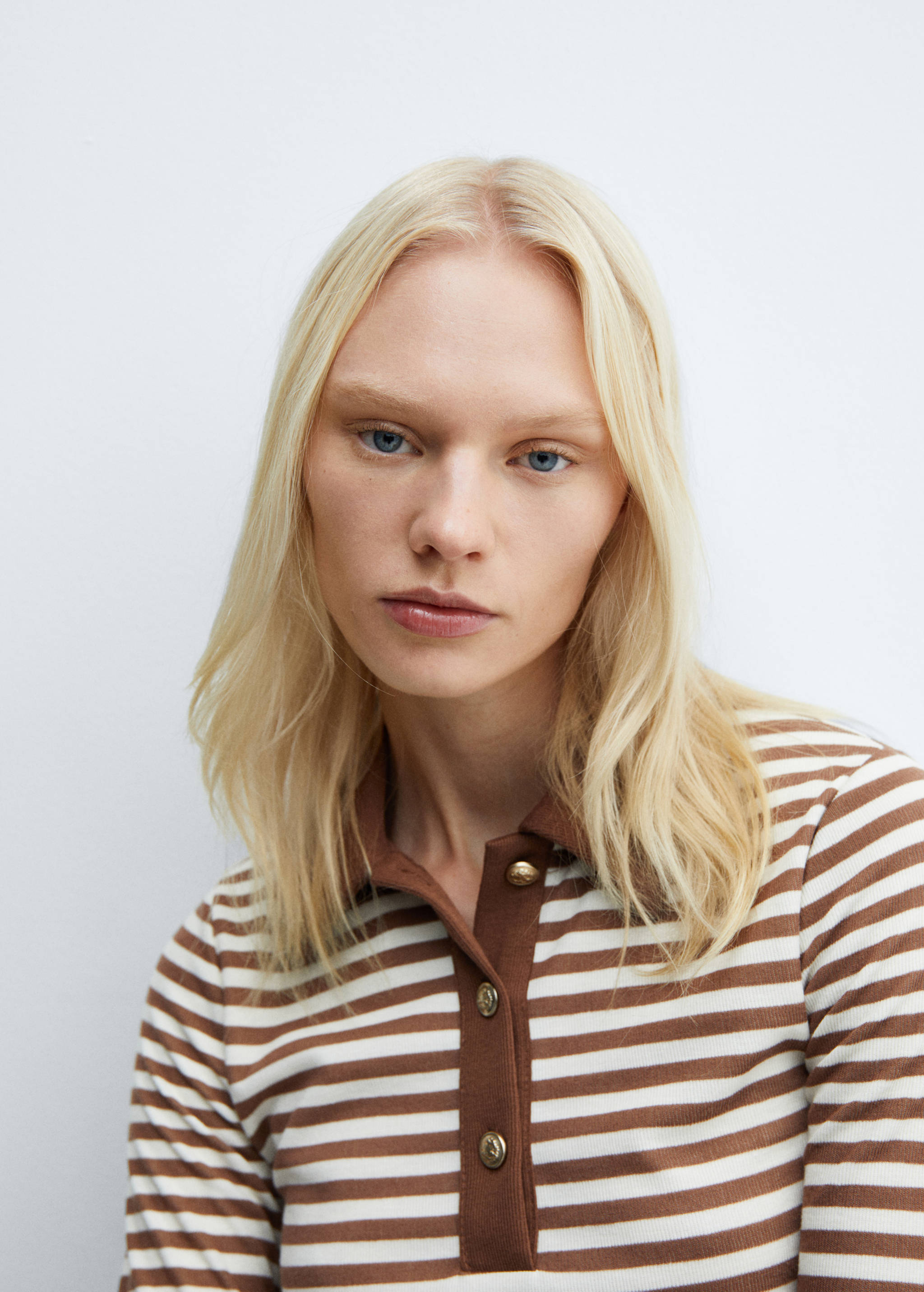 Button-down collar polo shirt - Details of the article 1