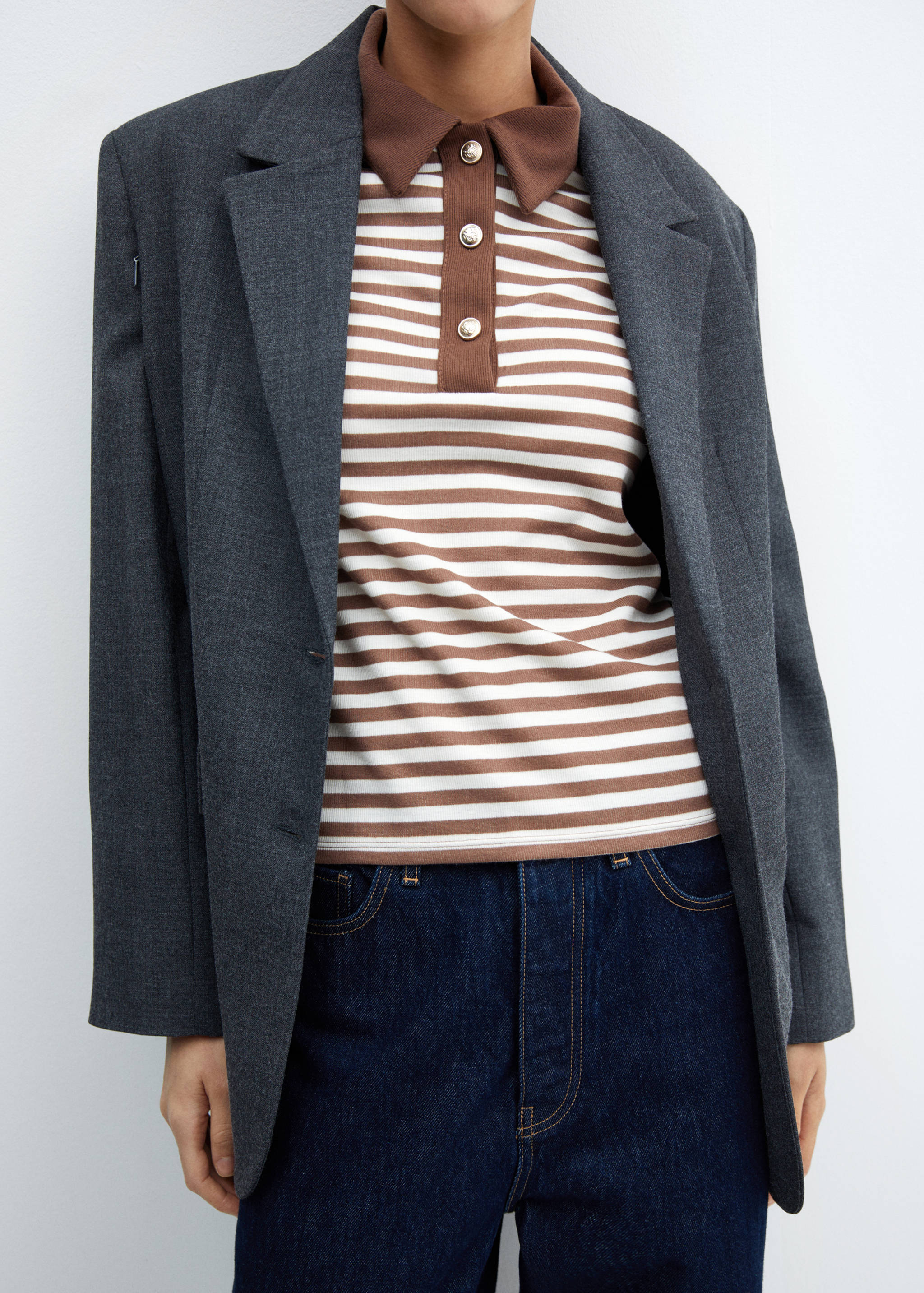 Button-down collar polo shirt - Details of the article 6