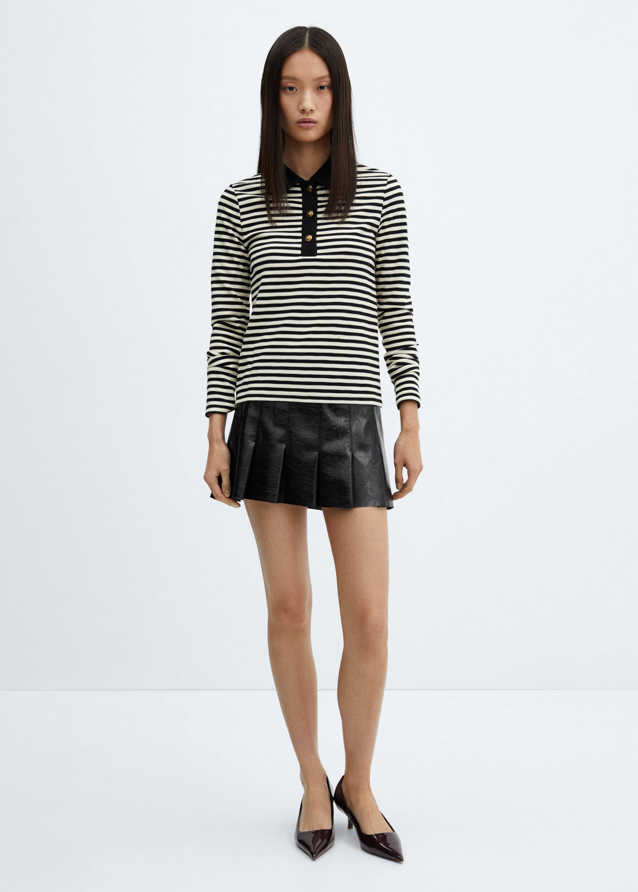 Button-down collar polo shirt - General plane