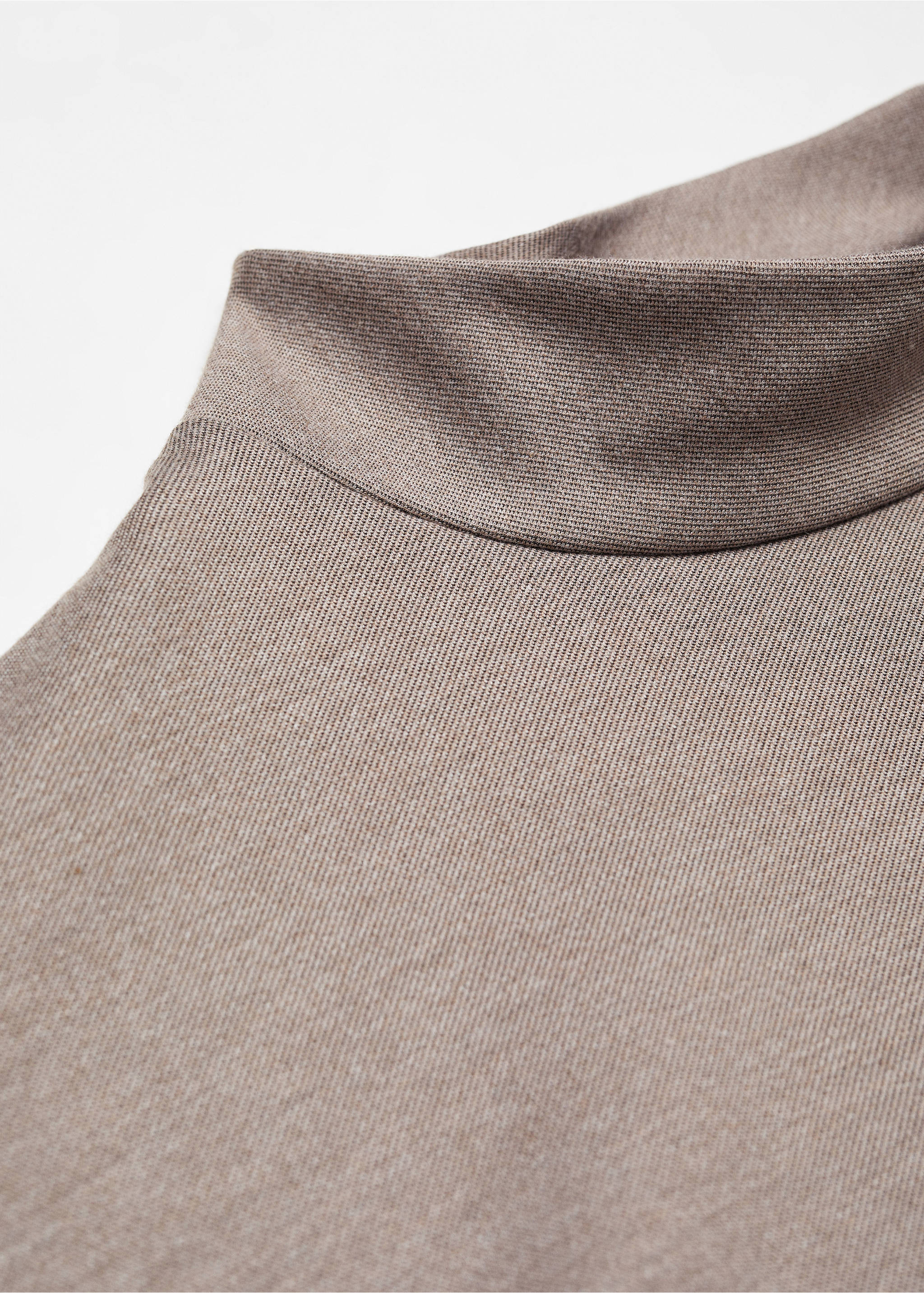 Sudadera cuello desbocado - Detalle del artículo 8, Marrón medio. Ref: 67060469-00.
