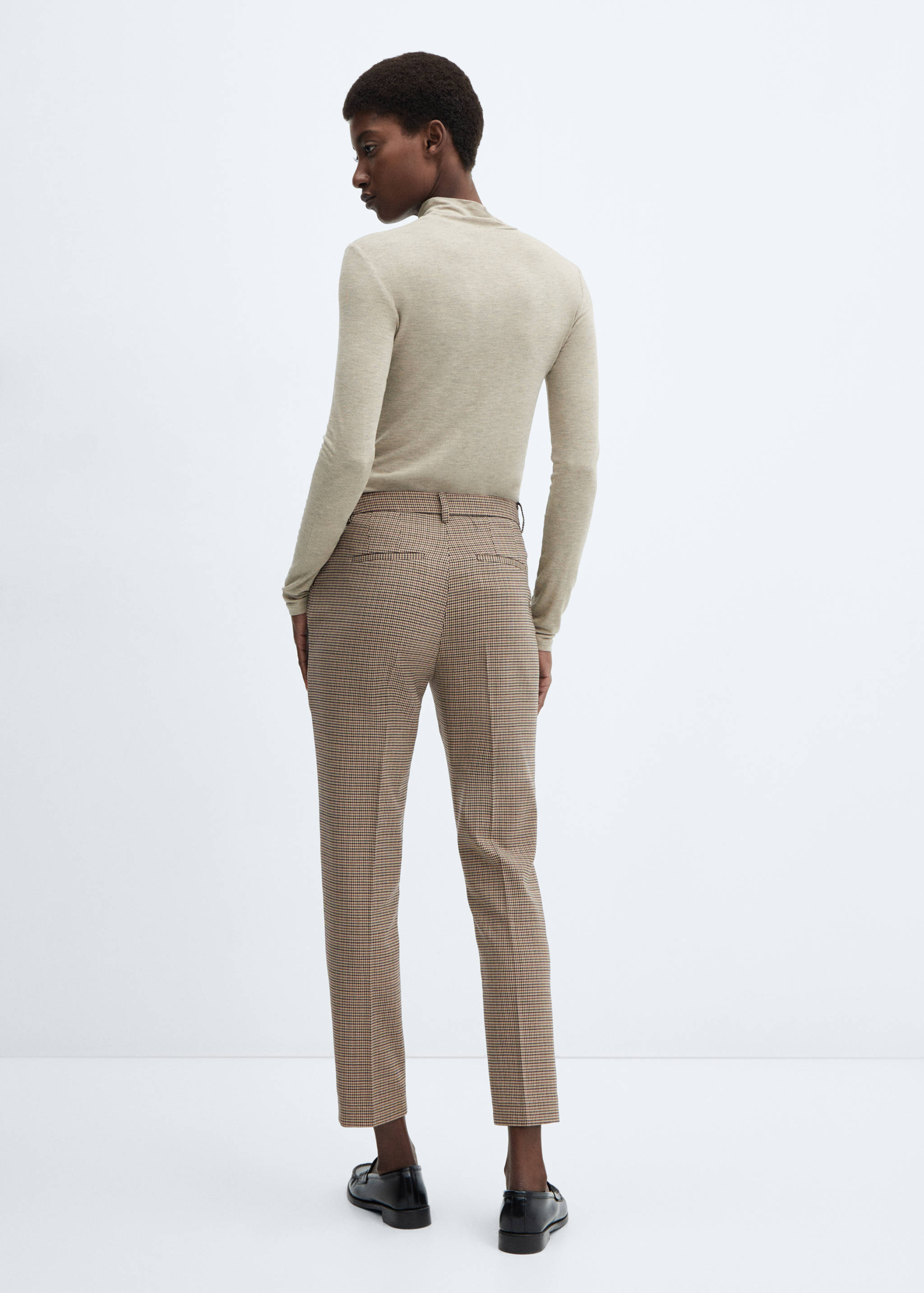Mid-rise skinny trousers - Reverse of the article