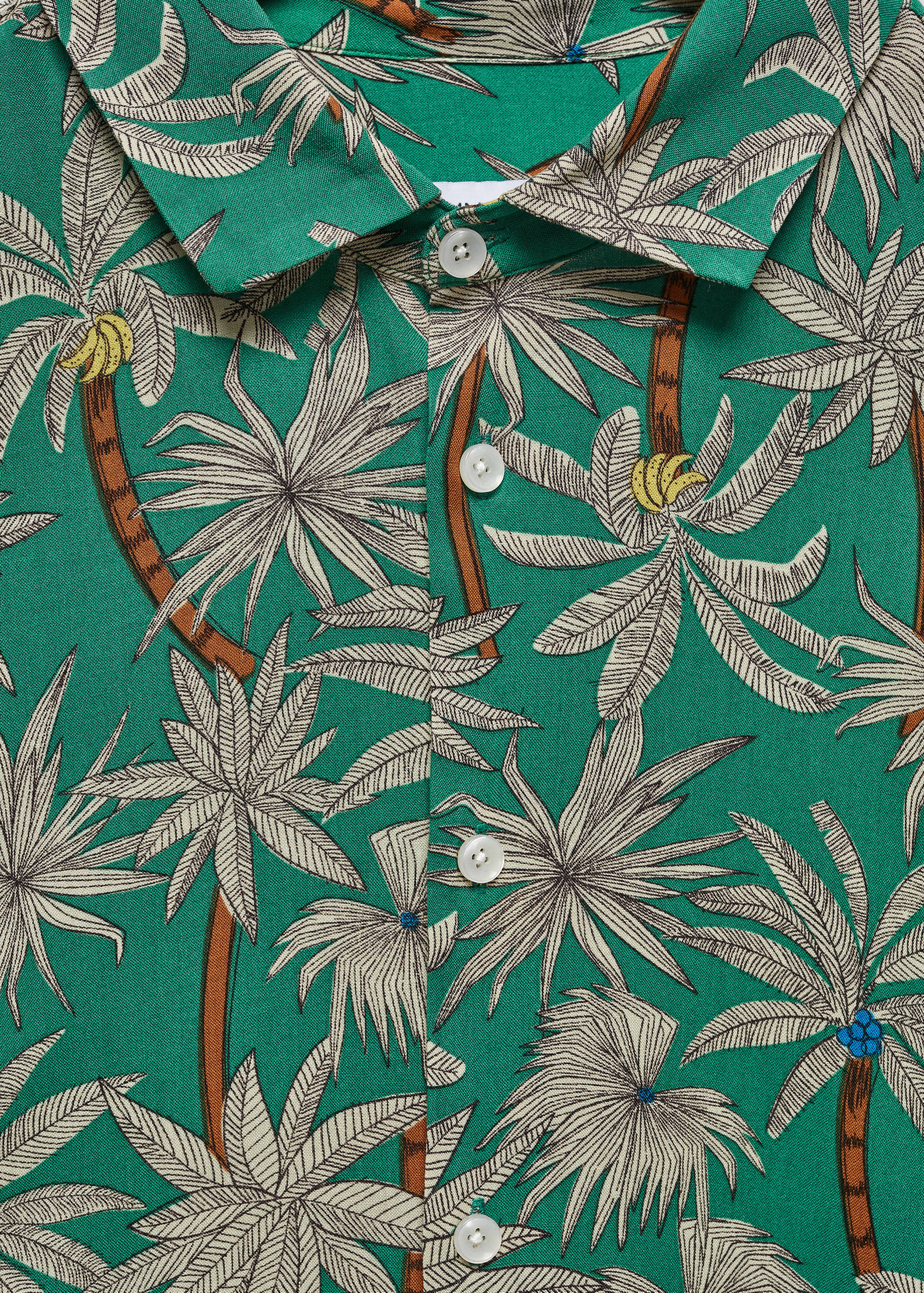 Hawaiian print short sleeve shirt - Details of the article 8