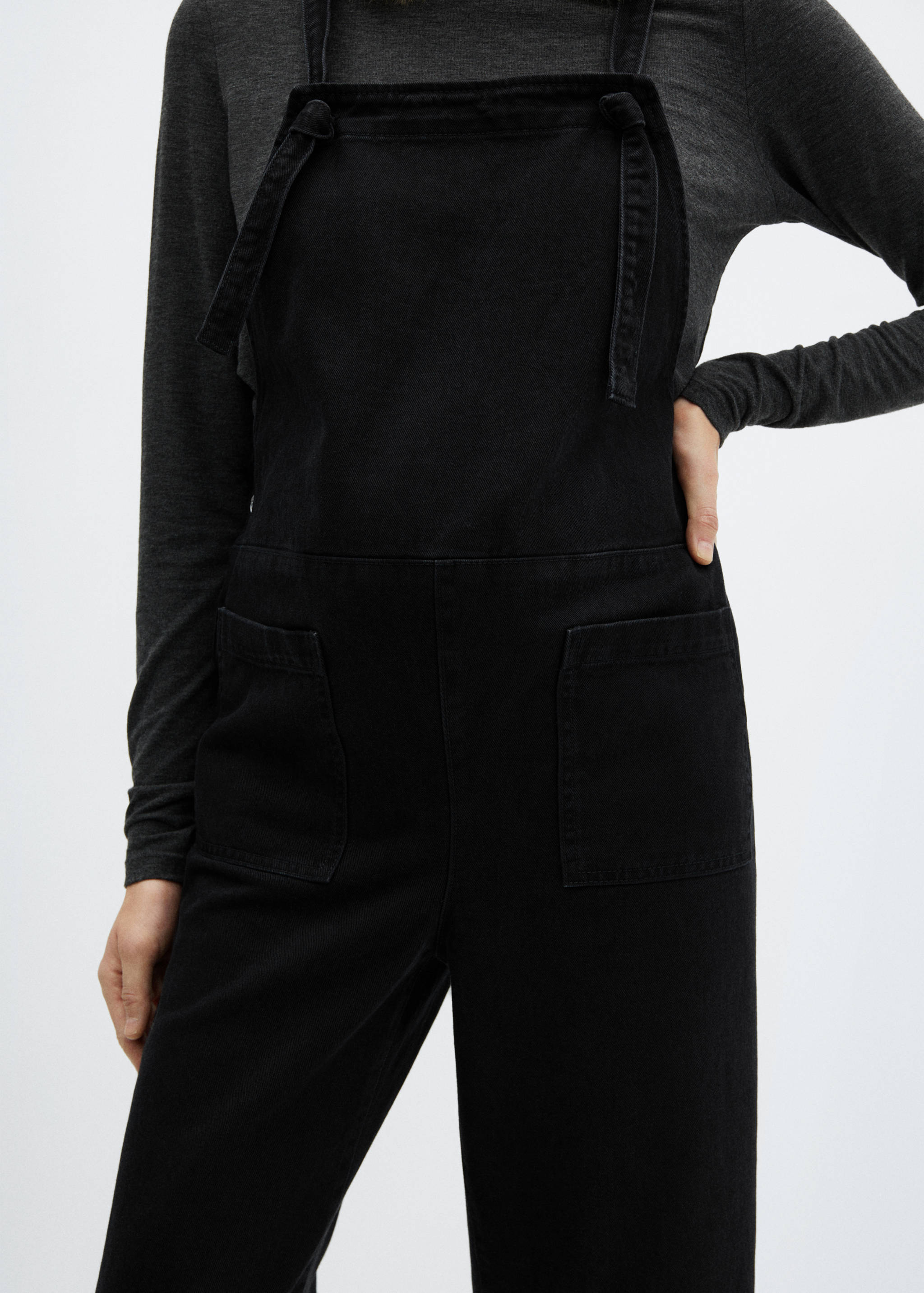 Maternity denim dungarees - Details of the article 6