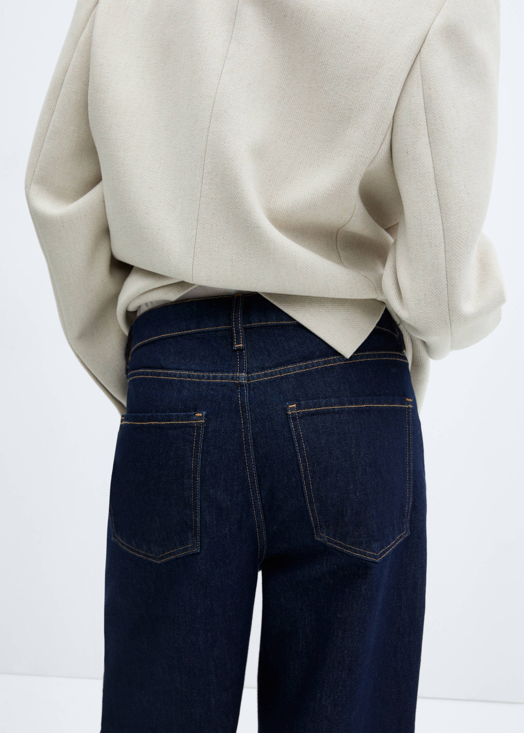 Low-rise loose-fit wide leg jeans - Details of the article 6