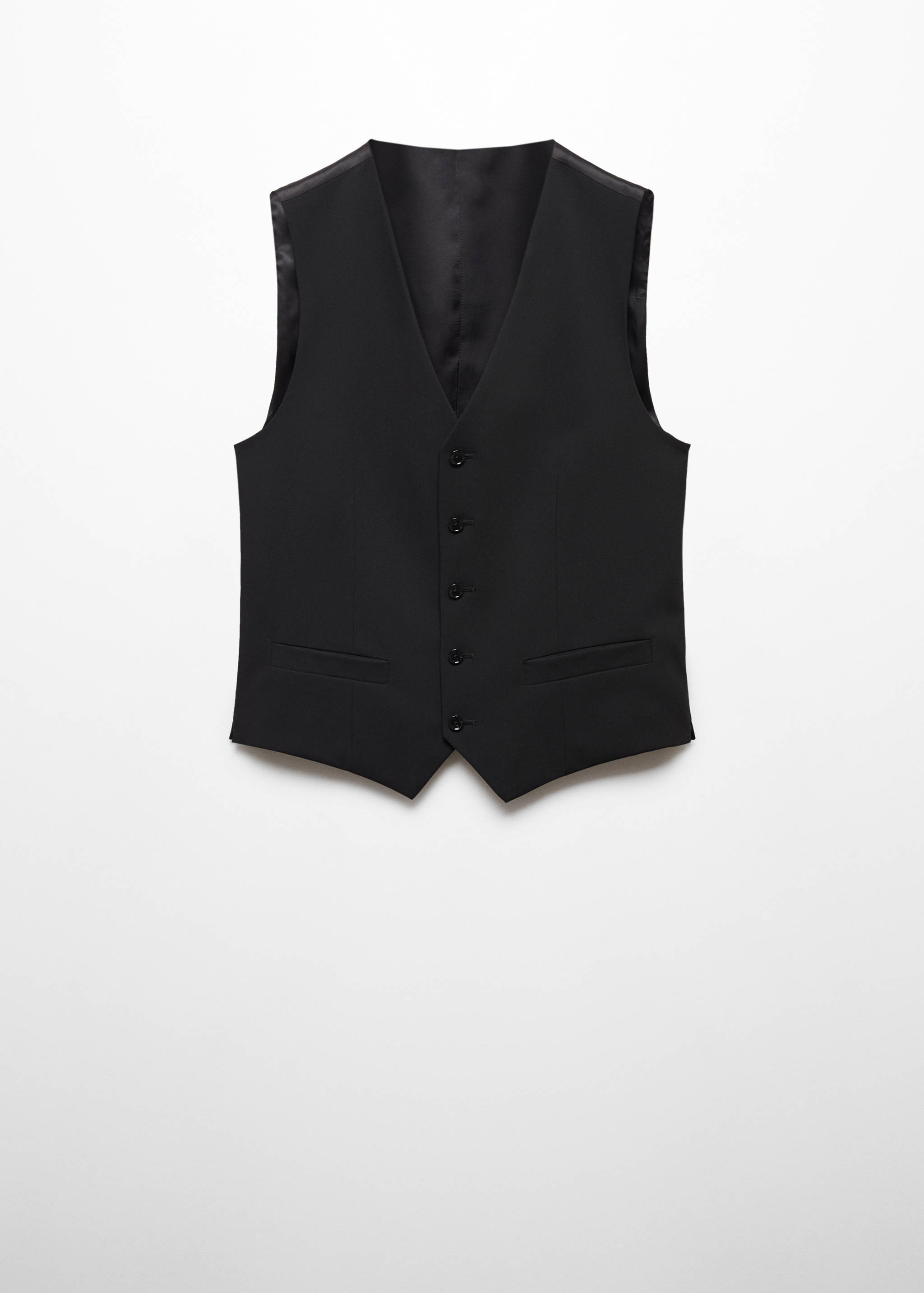 Chaleco traje super slim fit tejido stretch - Artículo sin modelo