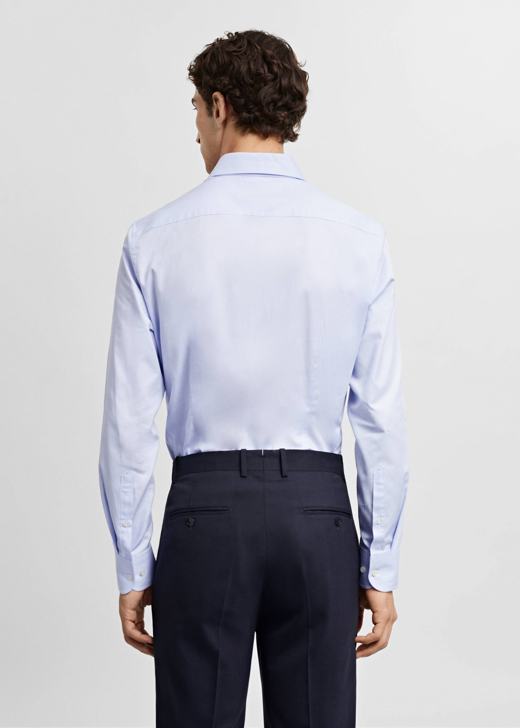 Camisa traje slim fit estructura - Reverso del artículo