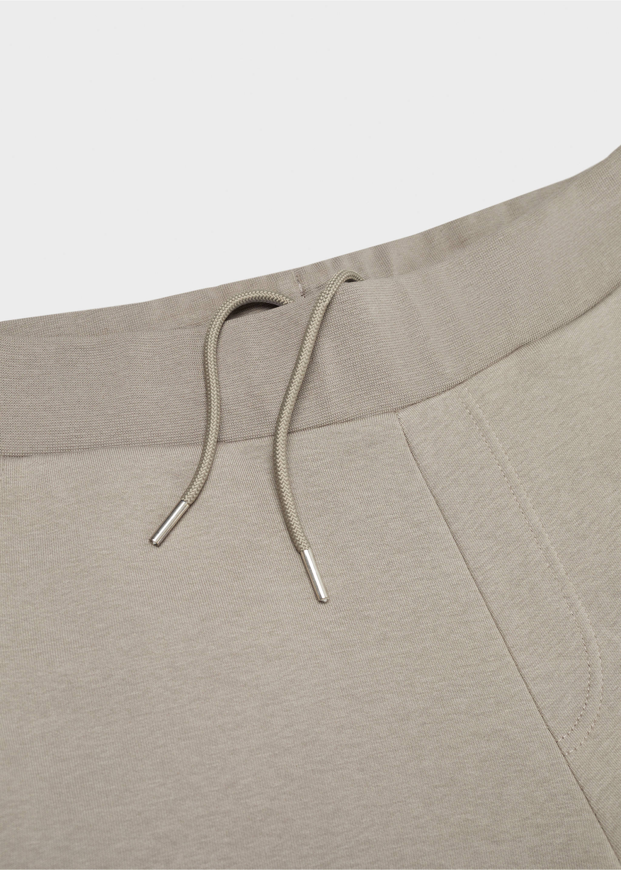Pantalón jogger algodón - Detalle del artículo 8, Topo. Ref: 67060644-00.