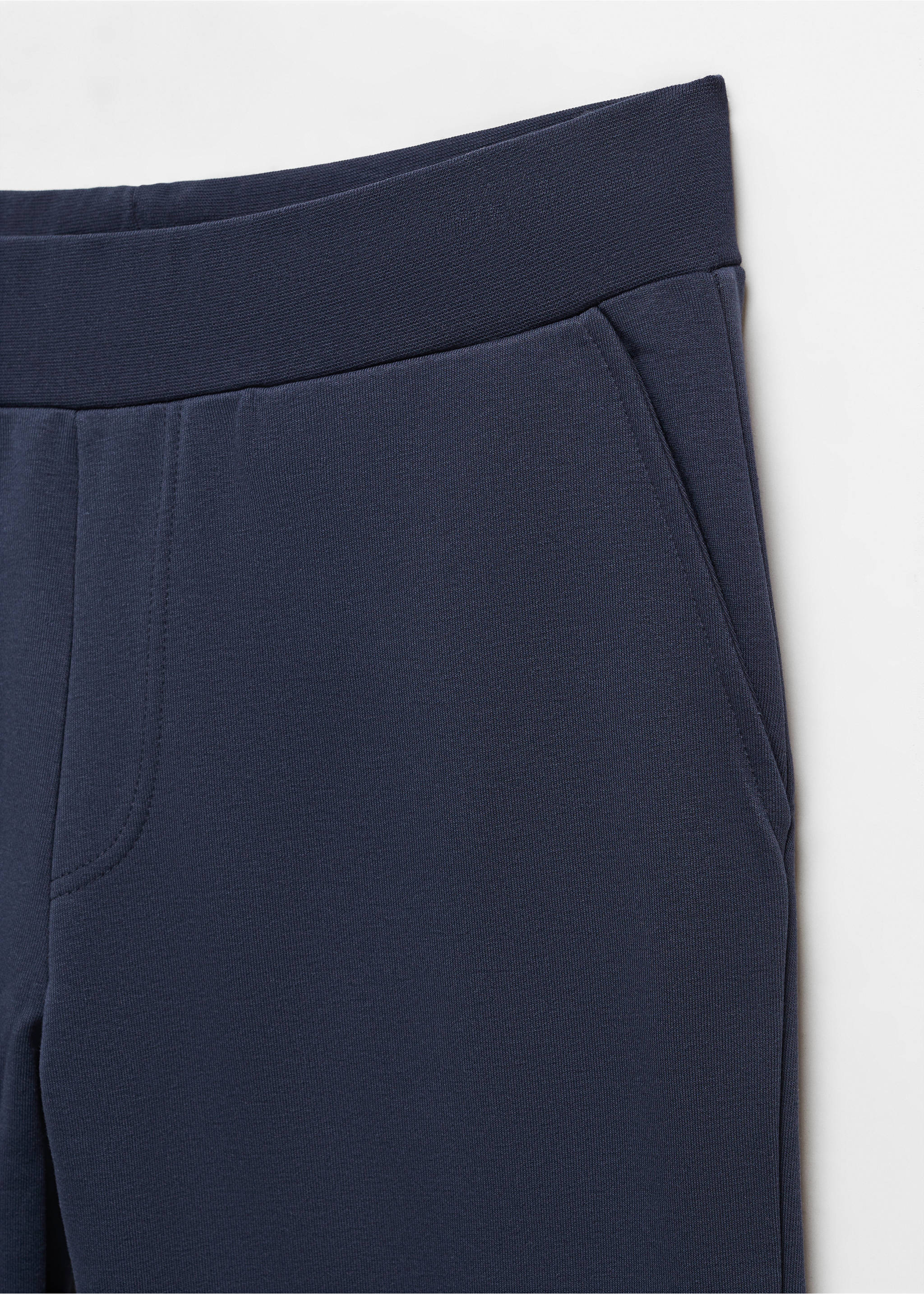 Pantalón jogger algodón - Detalle del artículo 8, Azul marino. Ref: 67060644-00.