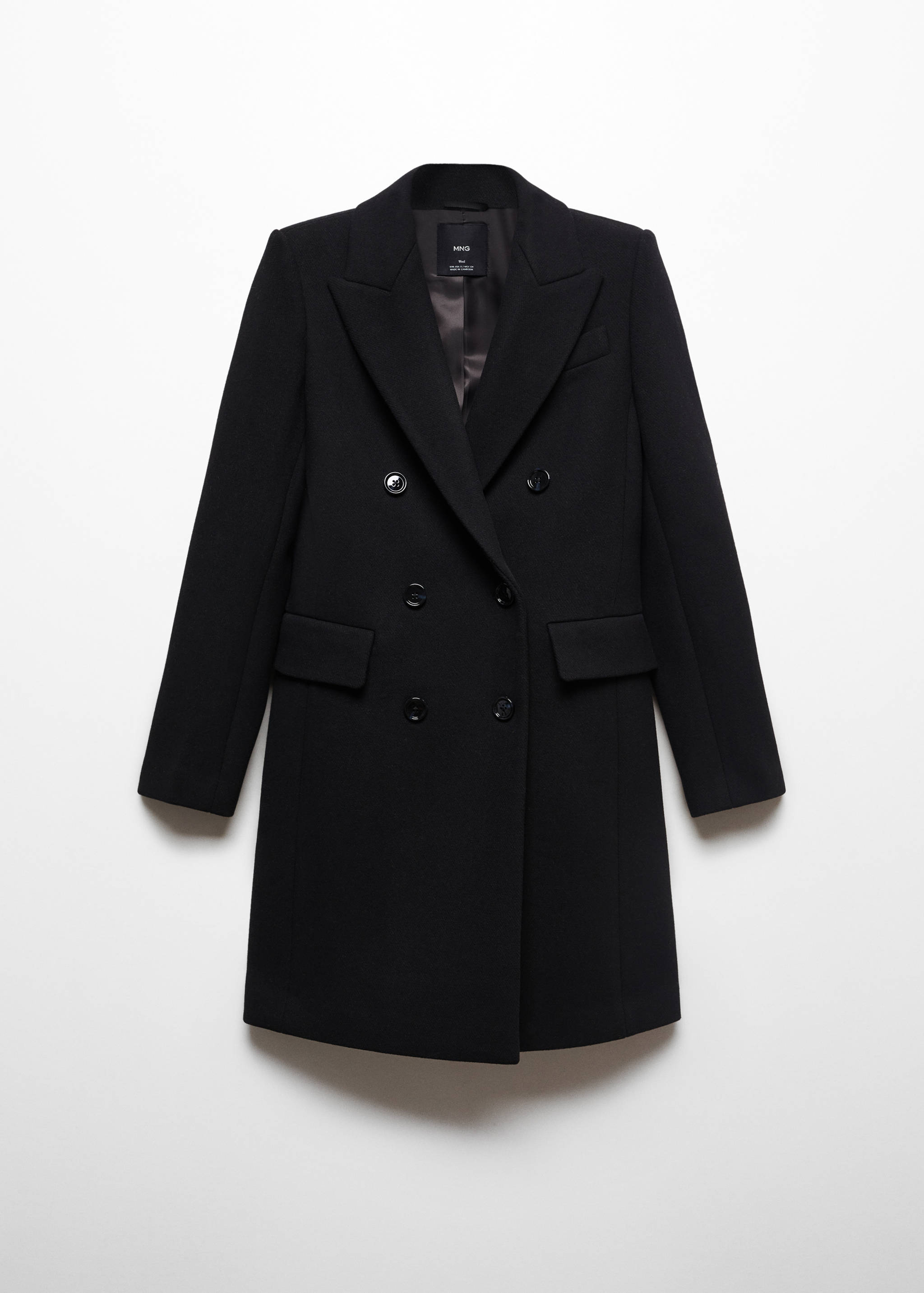 Double-breasted wool coat - Article without model