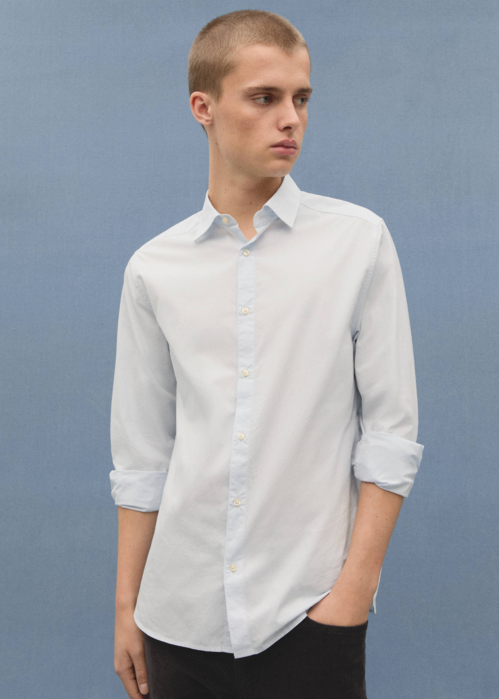 قميص قطني أكسفورد - تفاصيل المنتج 5